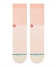 STANCE スタンス ソックス 靴下 ストライプ ICON POP CREW A556A25ICO#COR(CORAL-M)