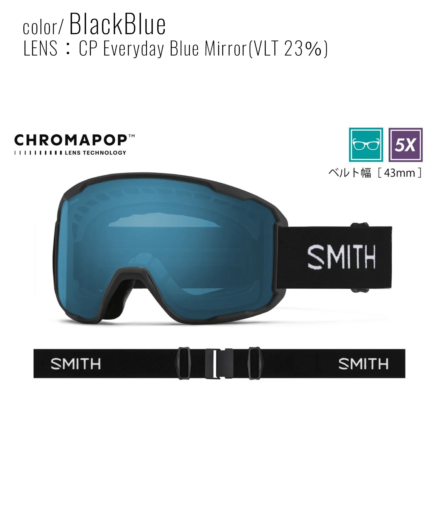 SMITH スミス PREVIEW クロマポップ スノーボード ゴーグル ユニセックス ムラサキスポーツ 25-26モデル MM J23 【2526】(ChalkPaperCuts-ONE)