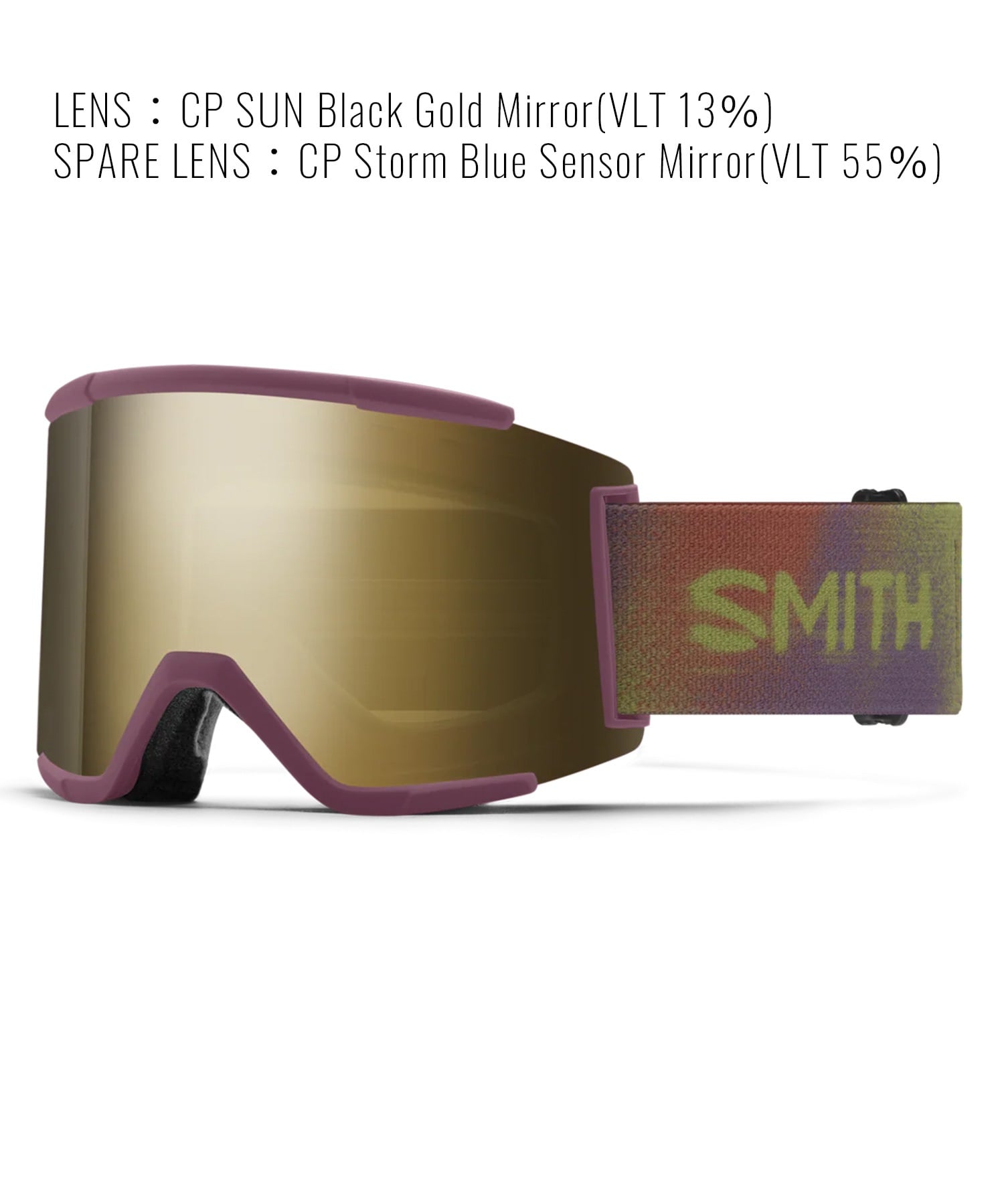 SMITH SQUAD ゴーグル ChromaPop Violet SMITH SQUAD ゴーグル ChromaPop Violet Smith Optics Squad Unisex