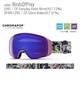 SMITH スミス 4D MAG S クロマポップ スノーボード ゴーグル ユニセックス ムラサキスポーツ 25-26モデル MM J23 【2526】(BirdsOfPrey-ONE)
