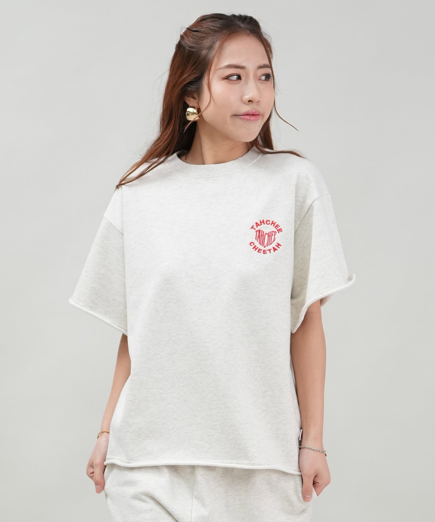 tシャツ バッグロゴプリントTシャツ レディース ワンフォークロージング 1111clothing バックプリント tシャツ