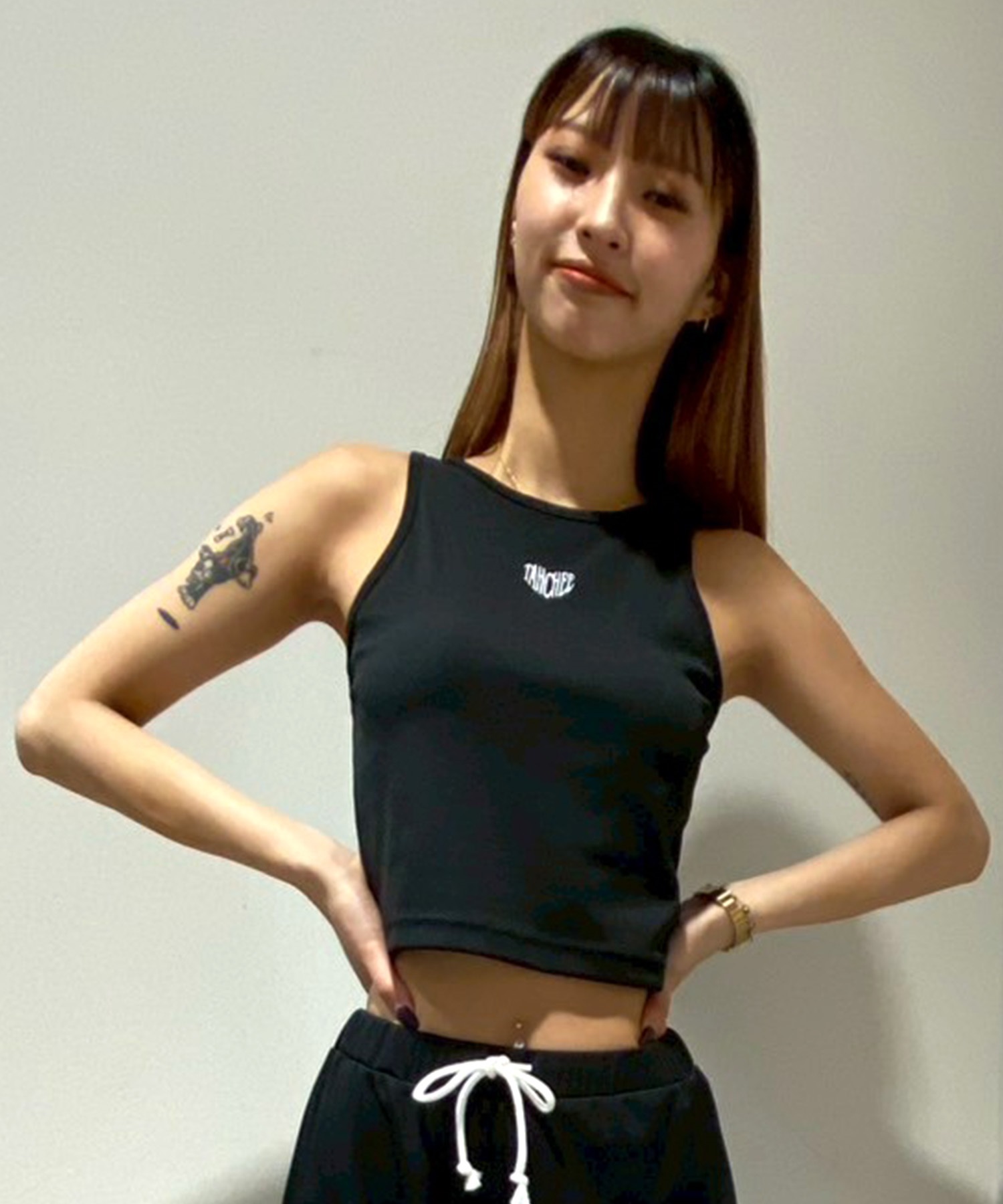 TAHCHEE ターチー タンクトップ レディース クロップド丈 ショート丈