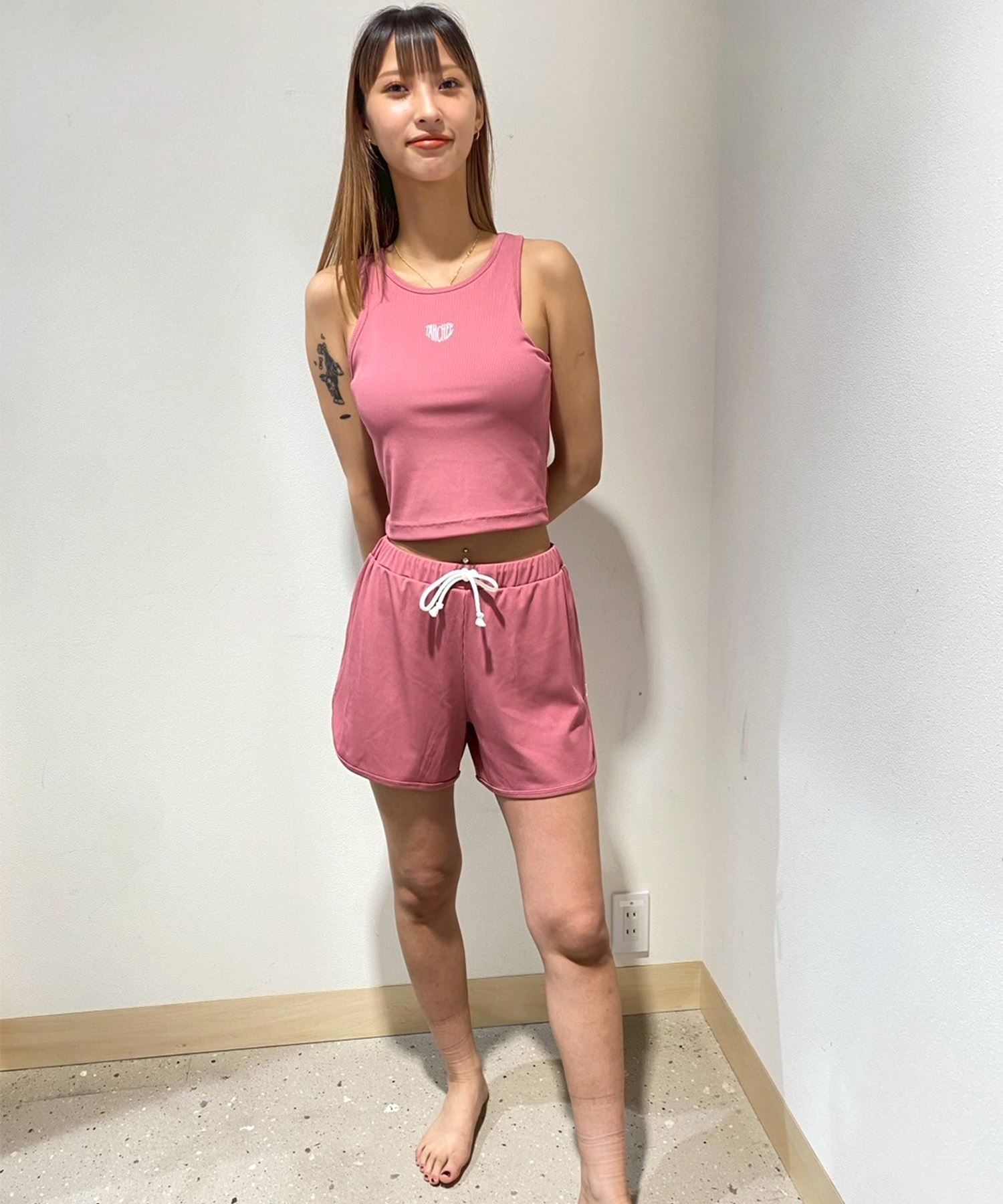TAHCHEE ターチー タンクトップ レディース クロップド丈