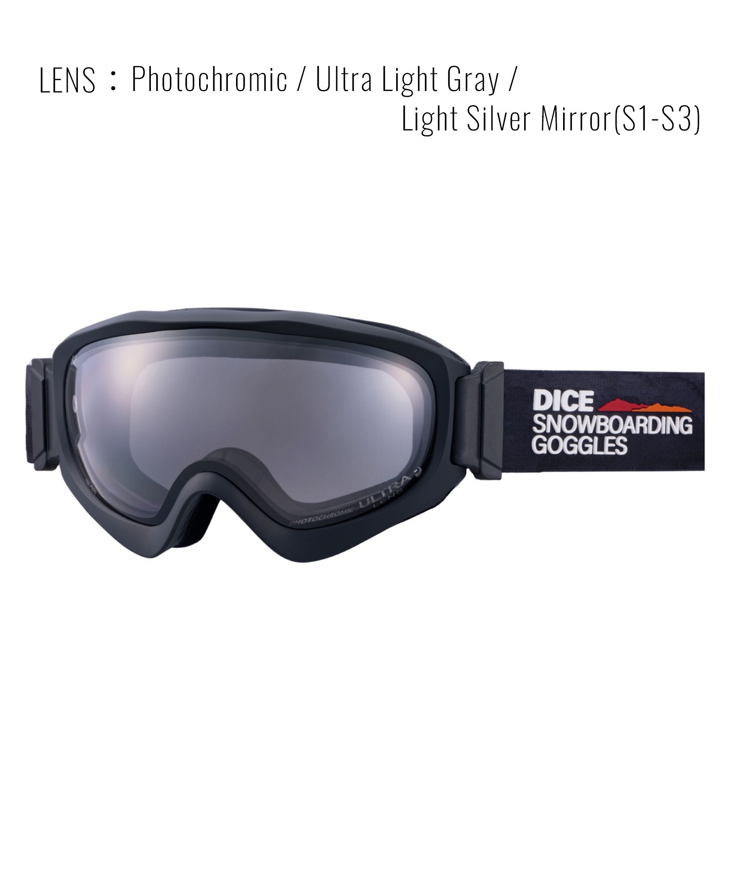 DICE ダイス スノーボード ゴーグル ユニセックス JACKPOT ムラサキ