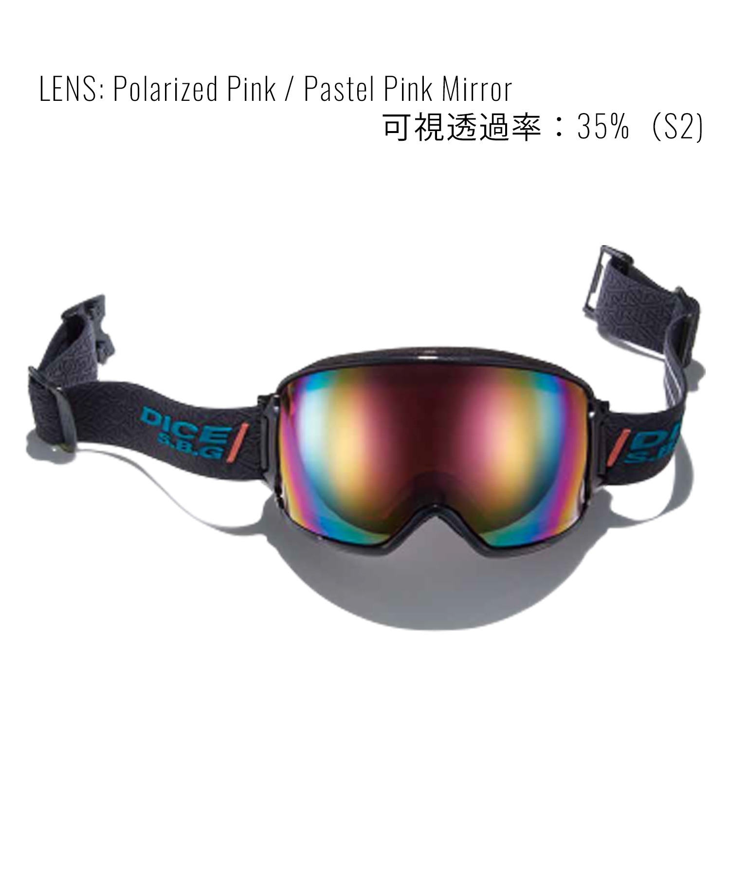 DICE ダイス BANK 球面レンズ スノーボード ゴーグル ユニセックス