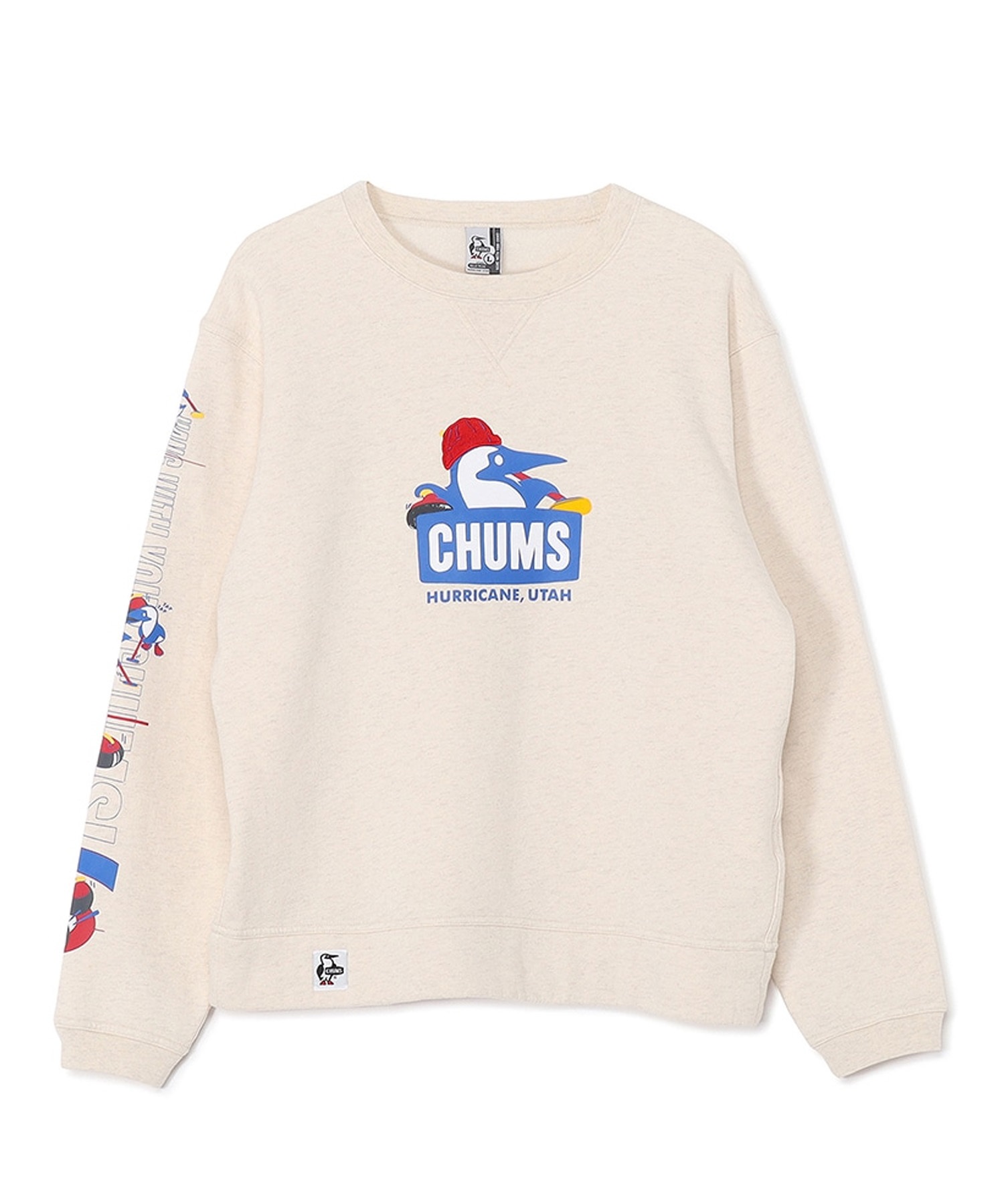 CHUMS チャムス トレーナー スウェット メンズ 裏起毛 ブービー カーリング クルートップ CH00-1517(K001-M)