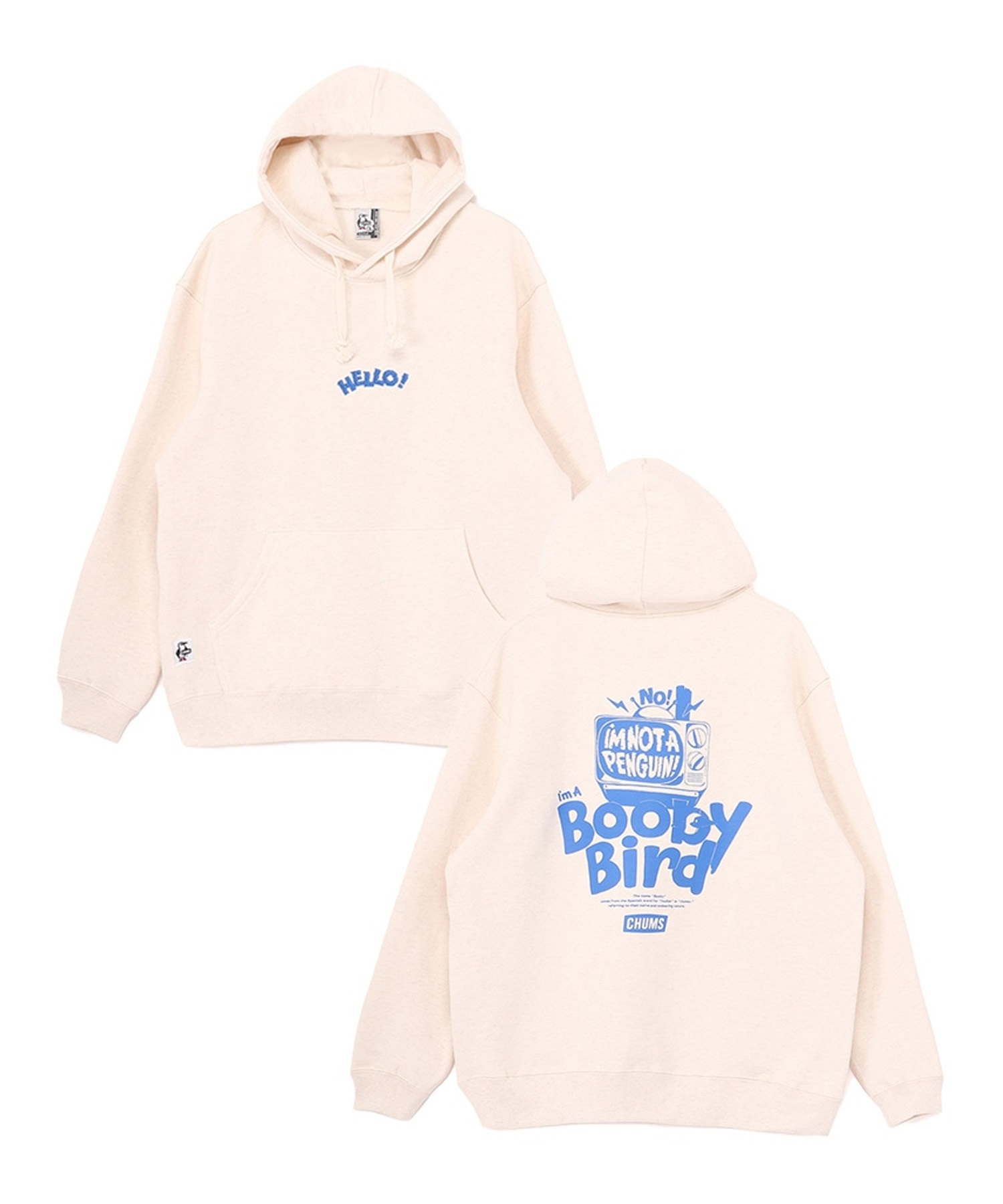 CHUMS チャムス プルオーバー パーカー メンズ 裏起毛 バックプリント