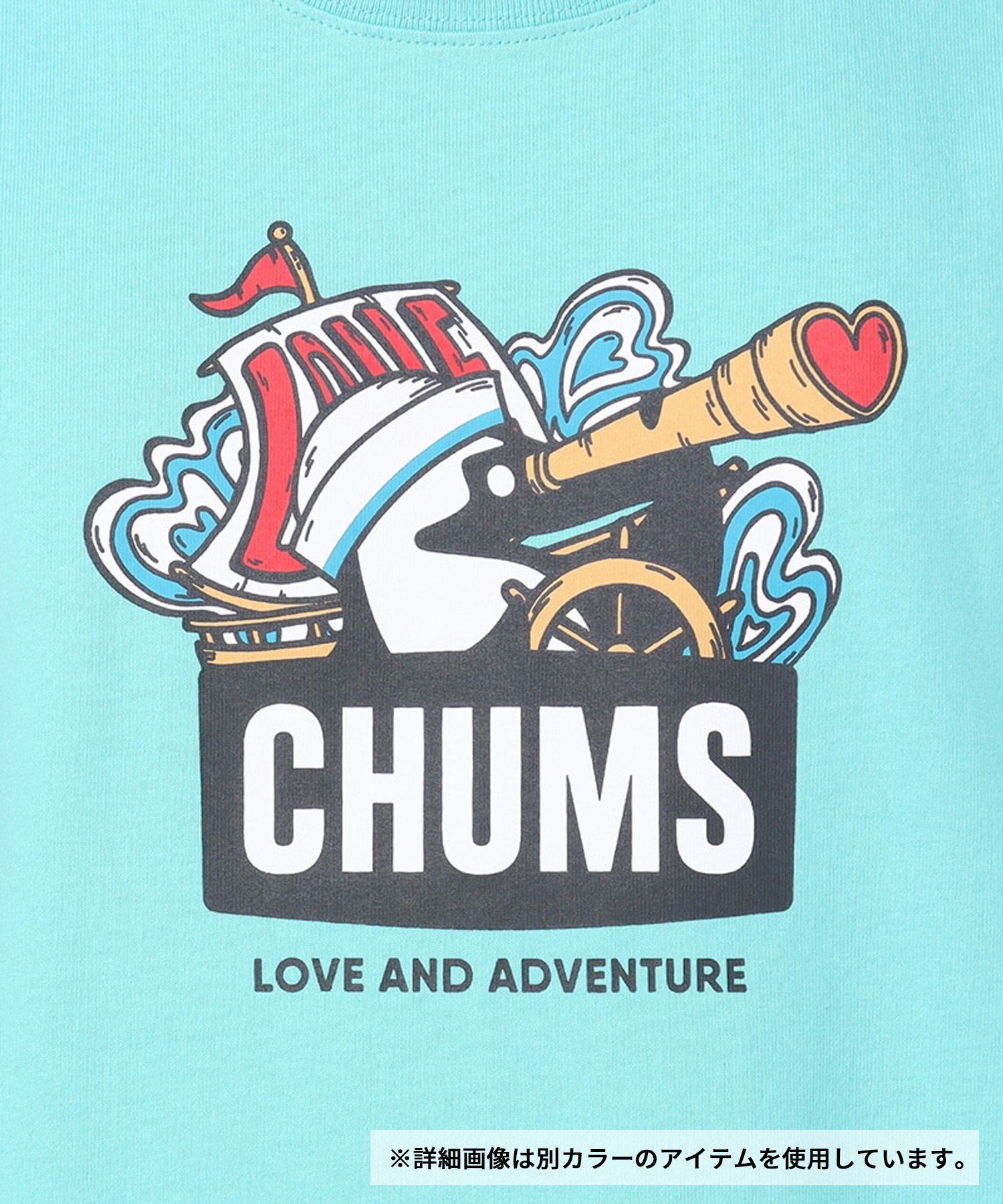 CHUMS チャムス 半袖 Tシャツ メンズ ブービーバード ロゴ