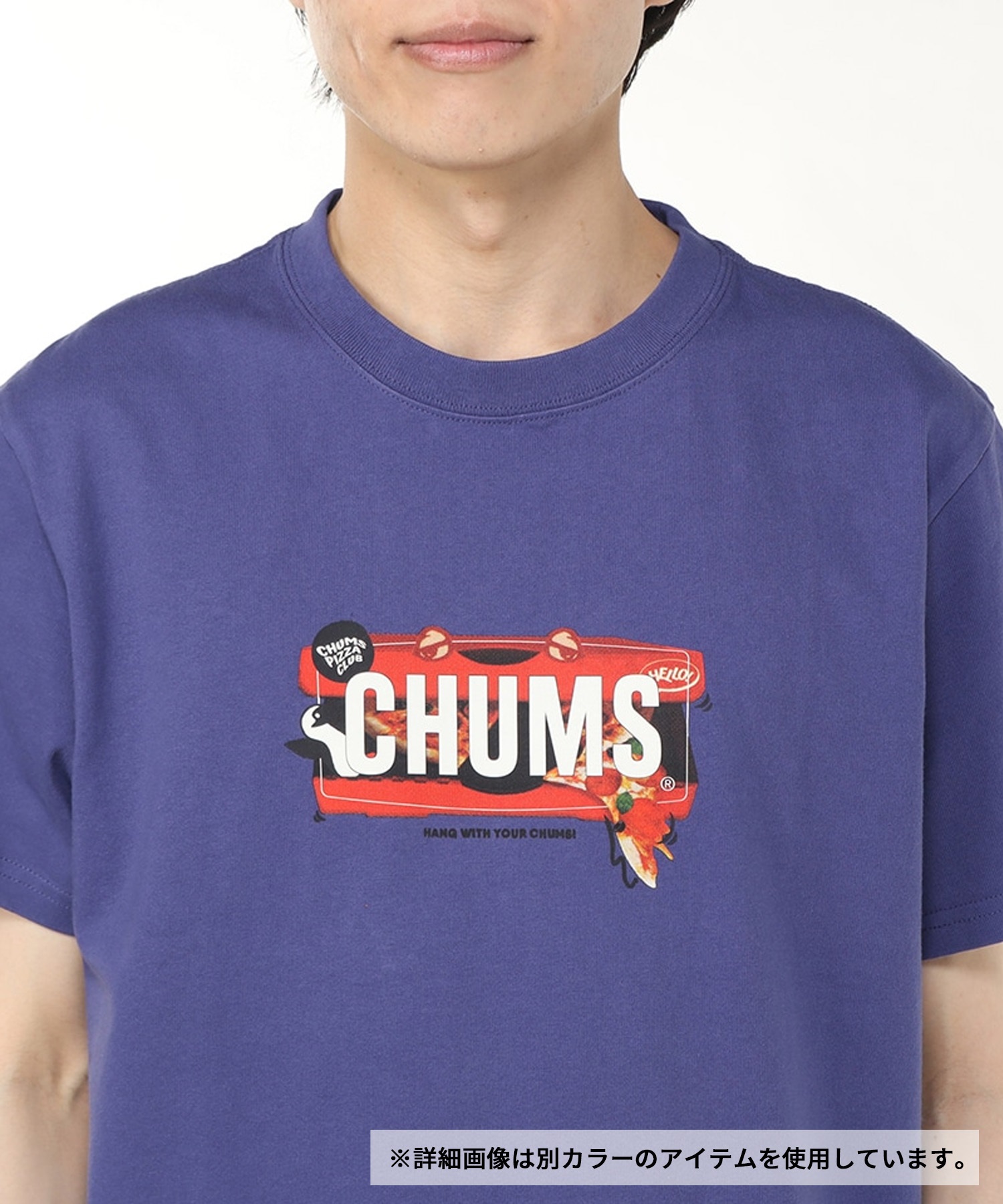 CHUMS チャムス 半袖 Tシャツ メンズ バックプリント ブービーバード