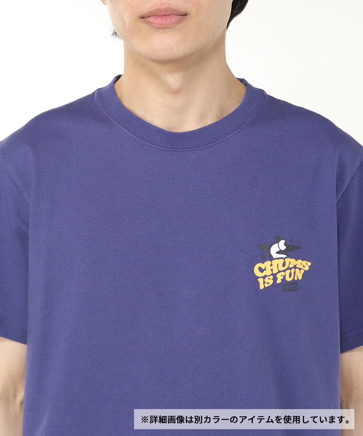 CHUMS チャムス 半袖 Tシャツ メンズ バックプリント ブービーバード ロゴ チャムス イズ ファン Tシャツ CH01-2522 3