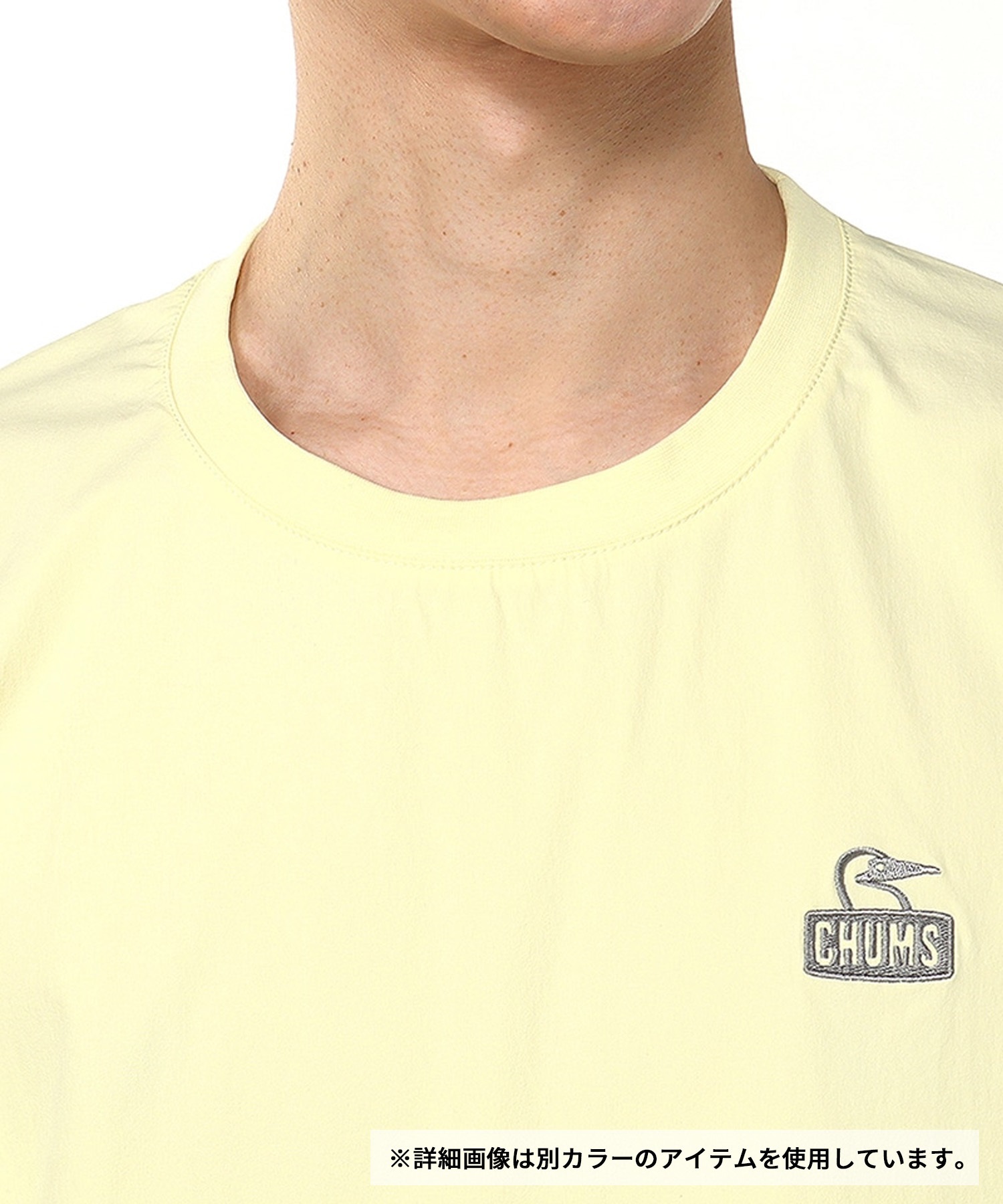 CHUMS チャムス 半袖 Tシャツ メンズ ロゴ バックプリント 撥水 エアトレイル ストレッチ チャムス Tシャツ CH01-2580 3