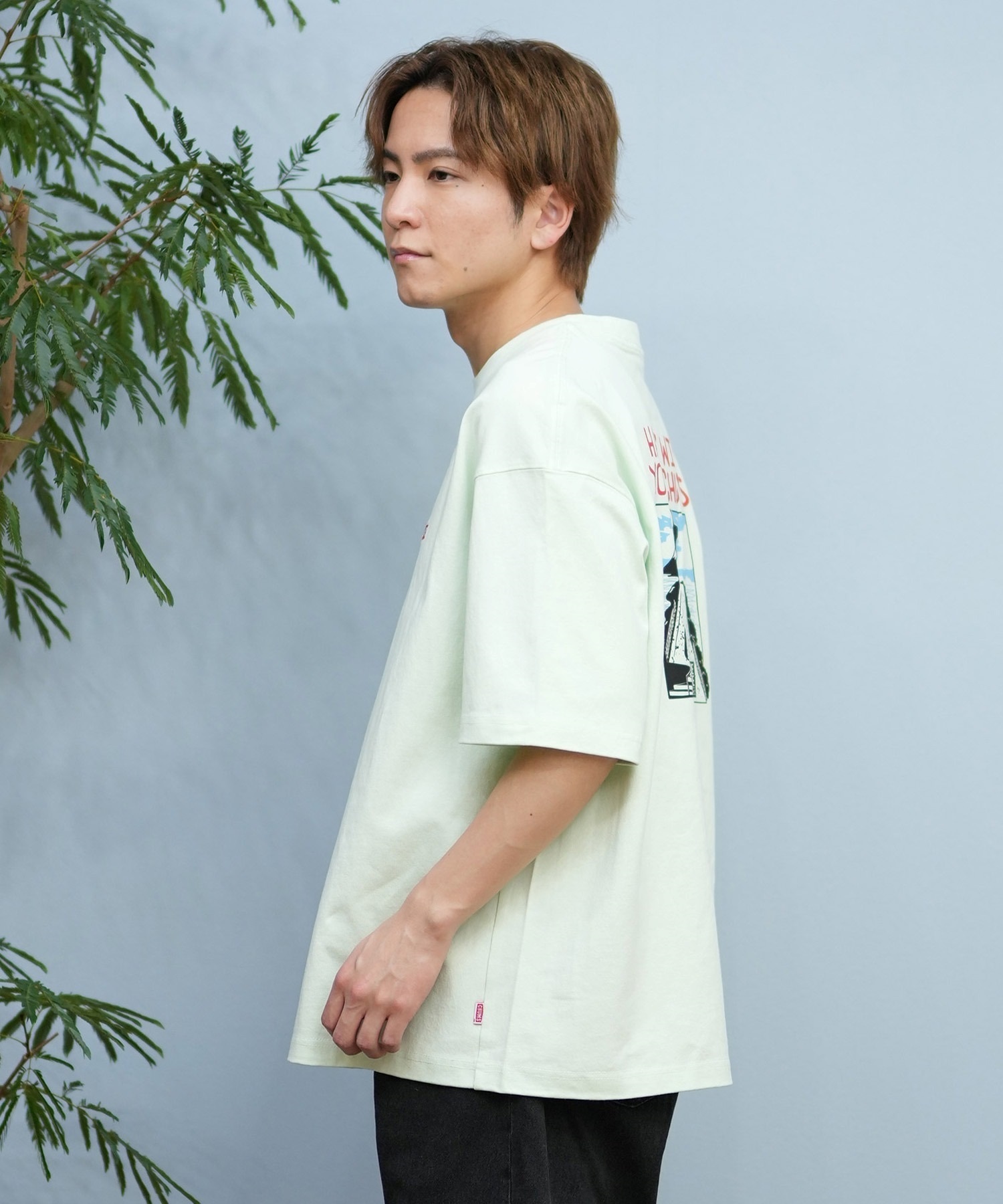 CHUMS チャムス 半袖 Tシャツ メンズ バックプリント CH01-2576 ムラサキスポーツ限定(W001-S)