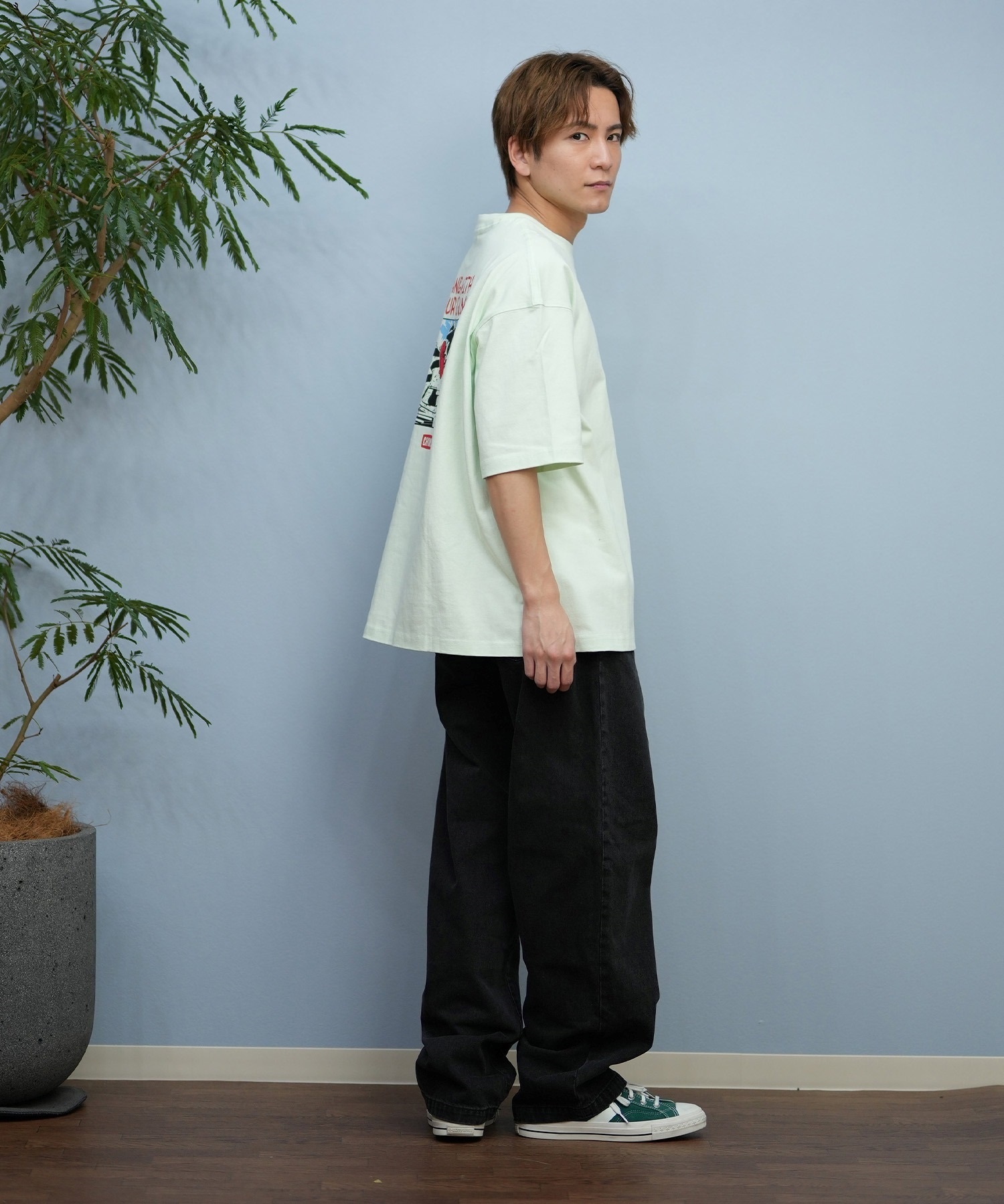 CHUMS チャムス 半袖 Tシャツ メンズ バックプリント CH01-2576 ムラサキスポーツ限定(W001-S)