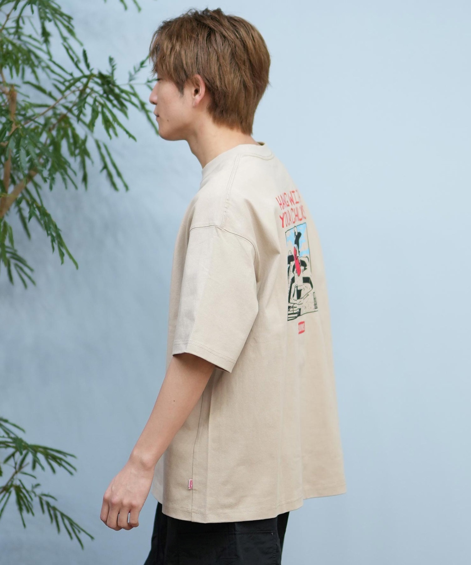 CHUMS チャムス 半袖 Tシャツ メンズ バックプリント CH01-2576
