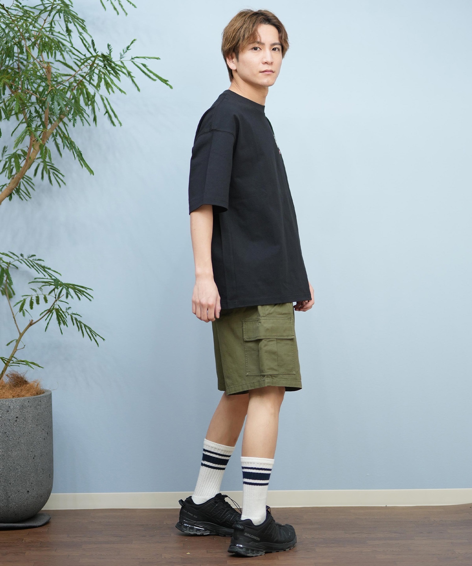 CHUMS チャムス 半袖 Tシャツ メンズ バックプリント CH01-2577