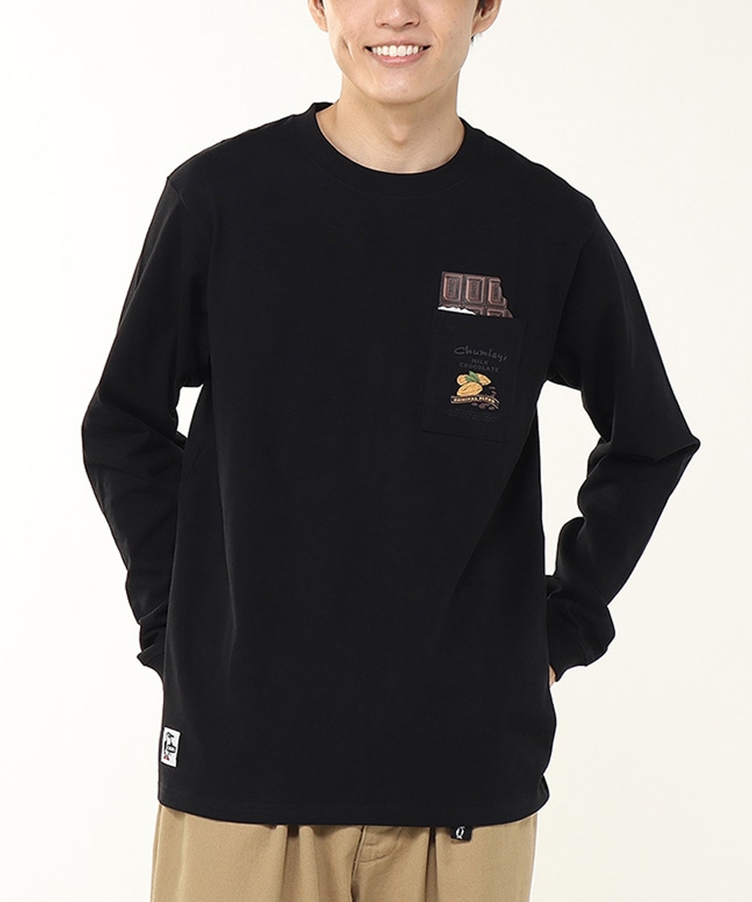 CHUMS チャムス 長袖 Tシャツ ロンT メンズ バックプリント ホット