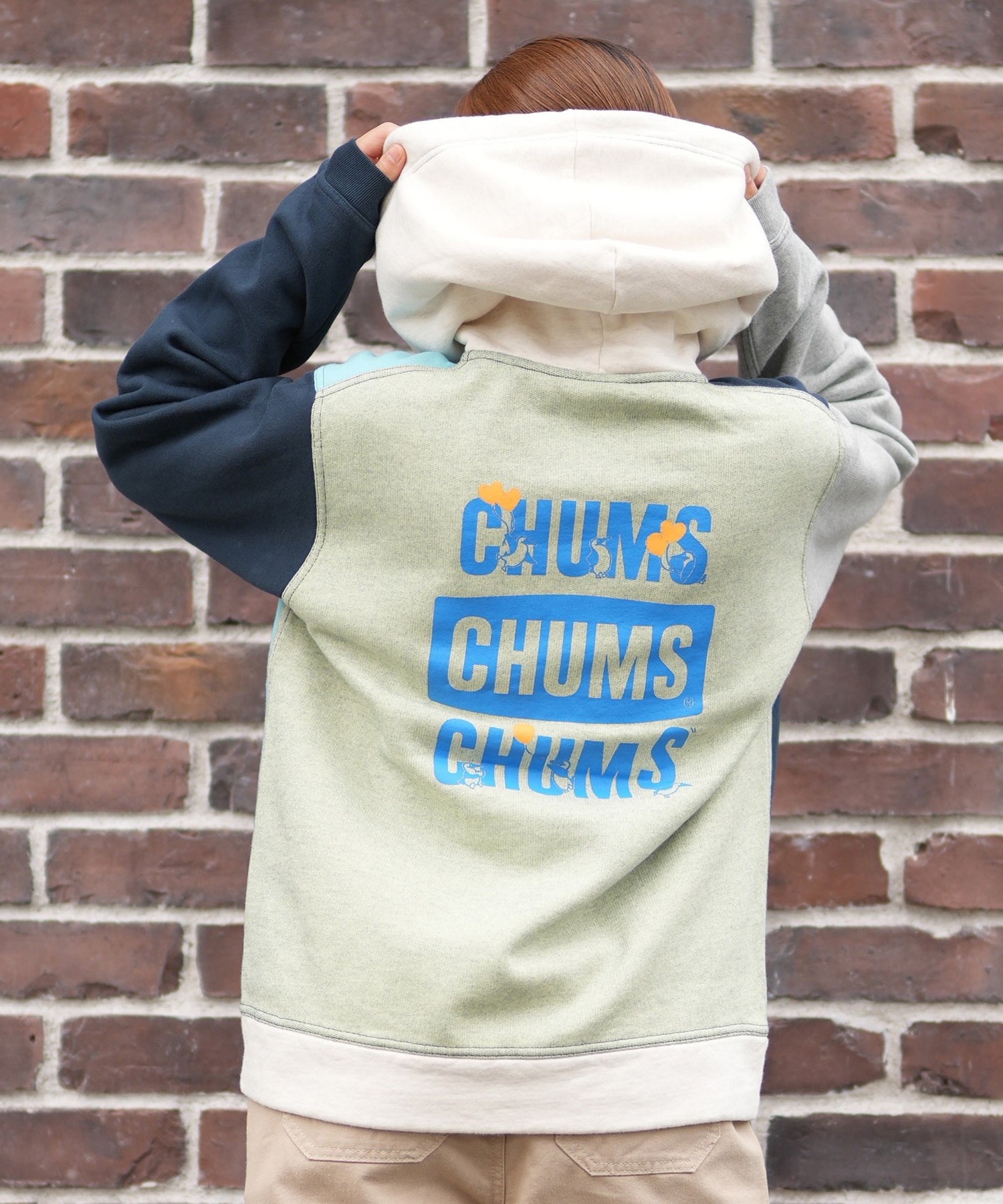 CHUMS チャムス ジップアップ パーカー レディース スウェット フーディー バックプリント 裏起毛 LOVE BALLOON ZIP PARKA CH00-1541 7