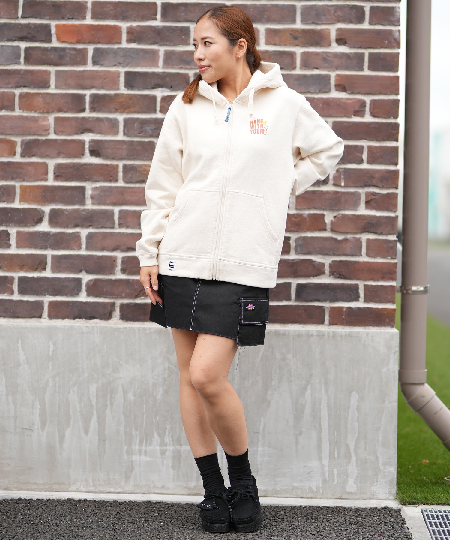 CHUMS チャムス ジップアップ パーカー レディース スウェット フーディー バックプリント 裏起毛 LOVE BALLOON ZIP PARKA CH00-1541 10
