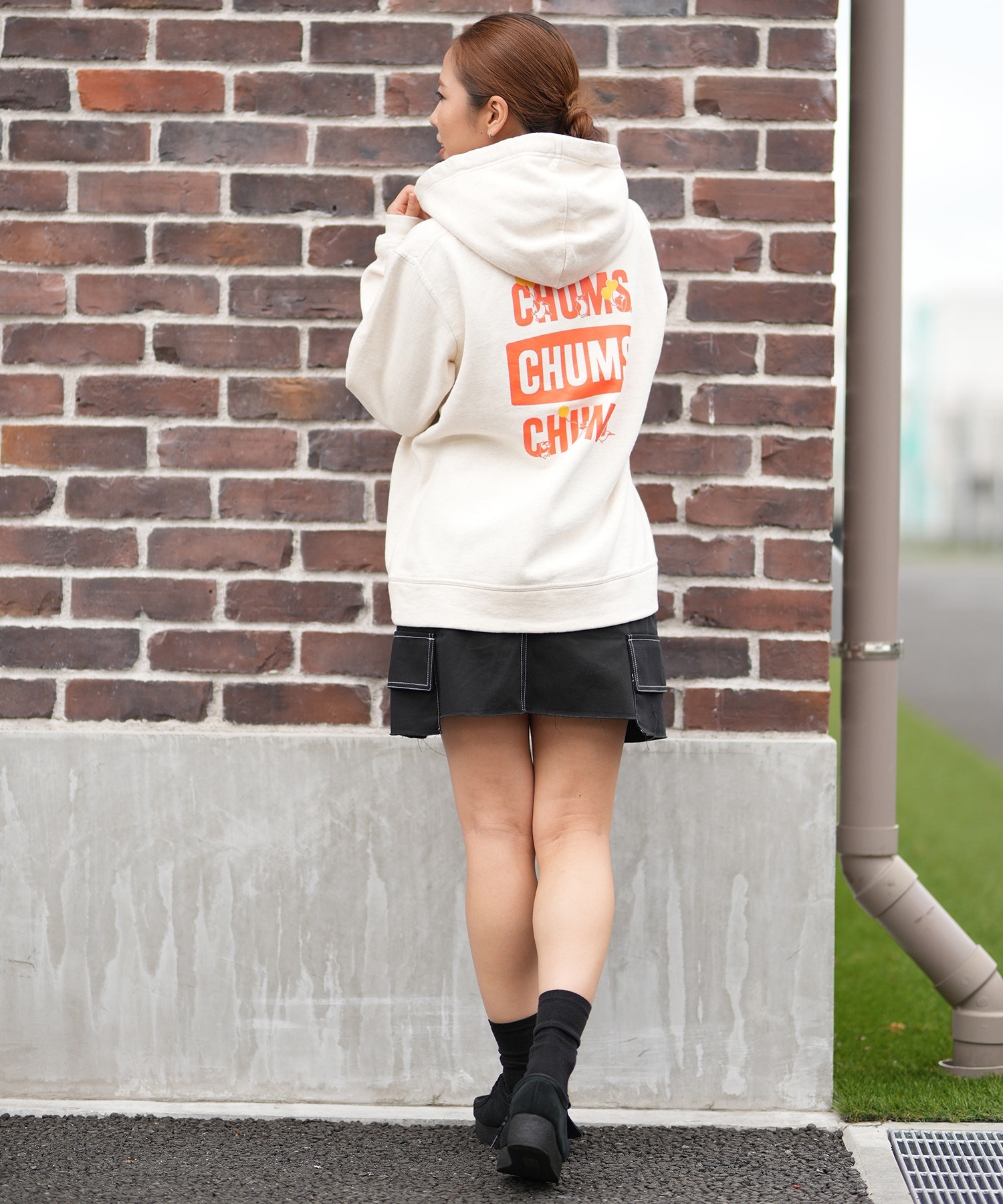 CHUMS チャムス ジップアップ パーカー レディース スウェット フーディー バックプリント 裏起毛 LOVE BALLOON ZIP PARKA CH00-1541 12