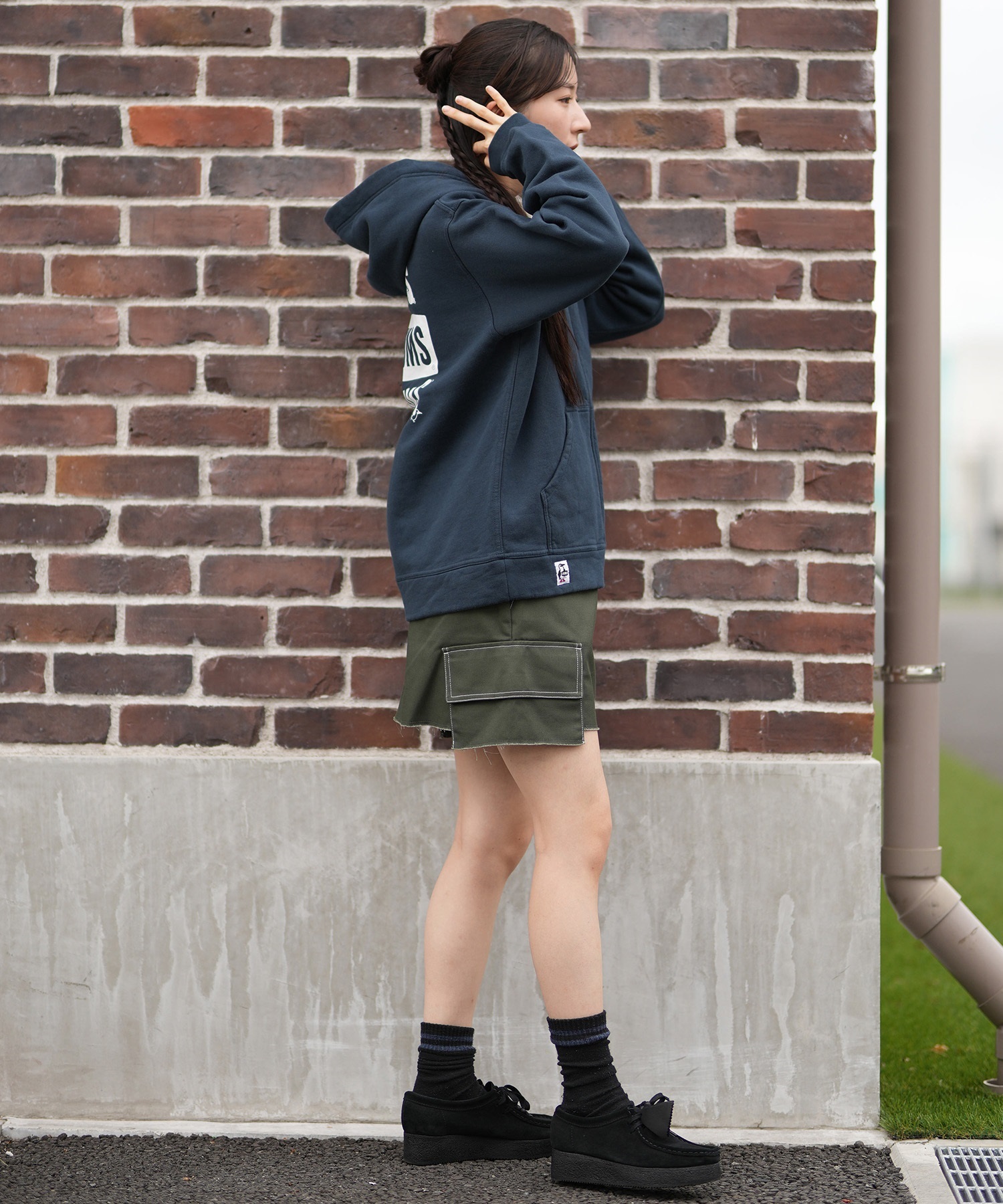 CHUMS チャムス ジップアップ パーカー レディース スウェット フーディー バックプリント 裏起毛 LOVE BALLOON ZIP PARKA CH00-1541 25