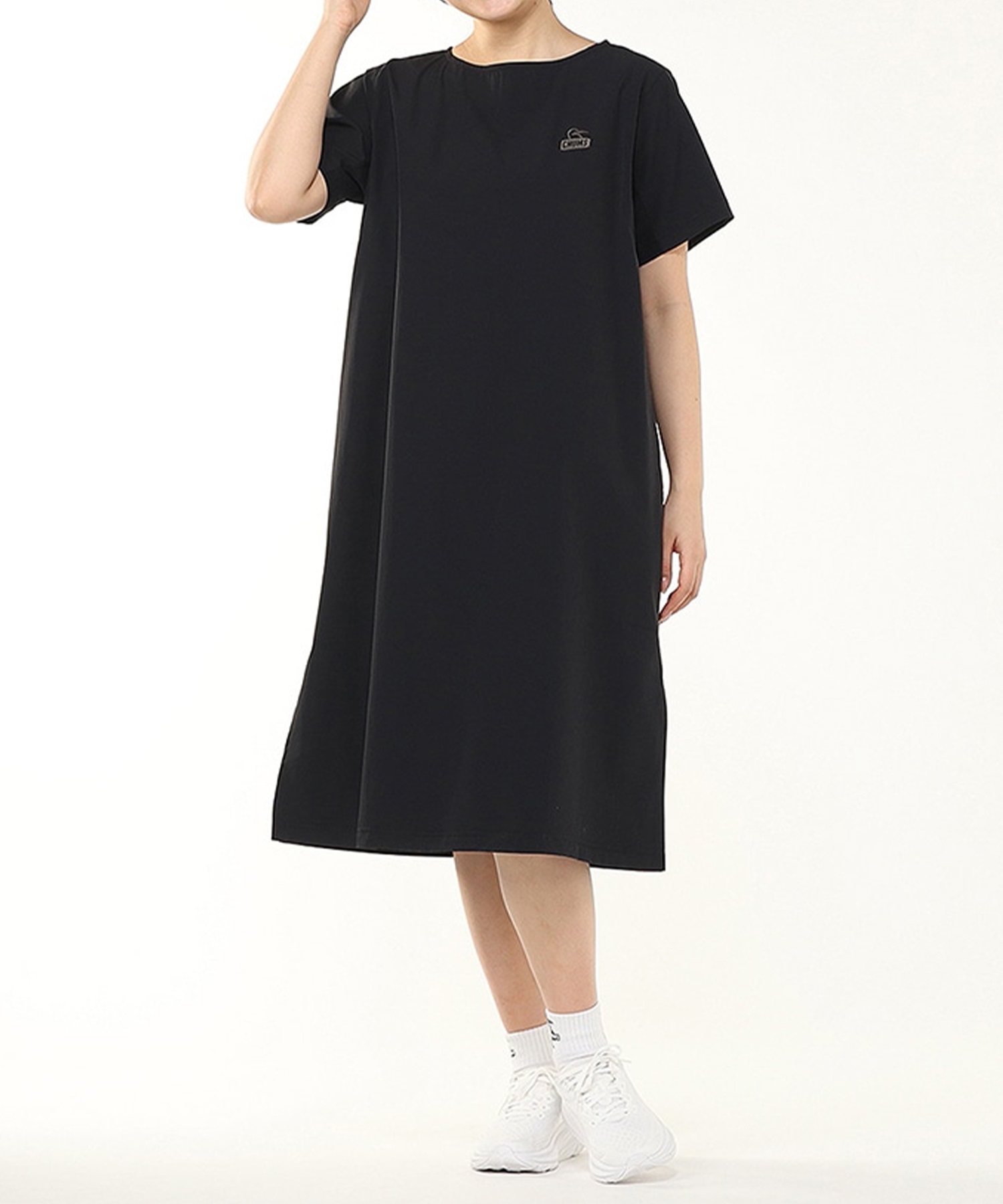 CHUMS チャムス ワンピース レディース Tシャツワンピース エアトレイルストレッチチャムス CH18-1353 2