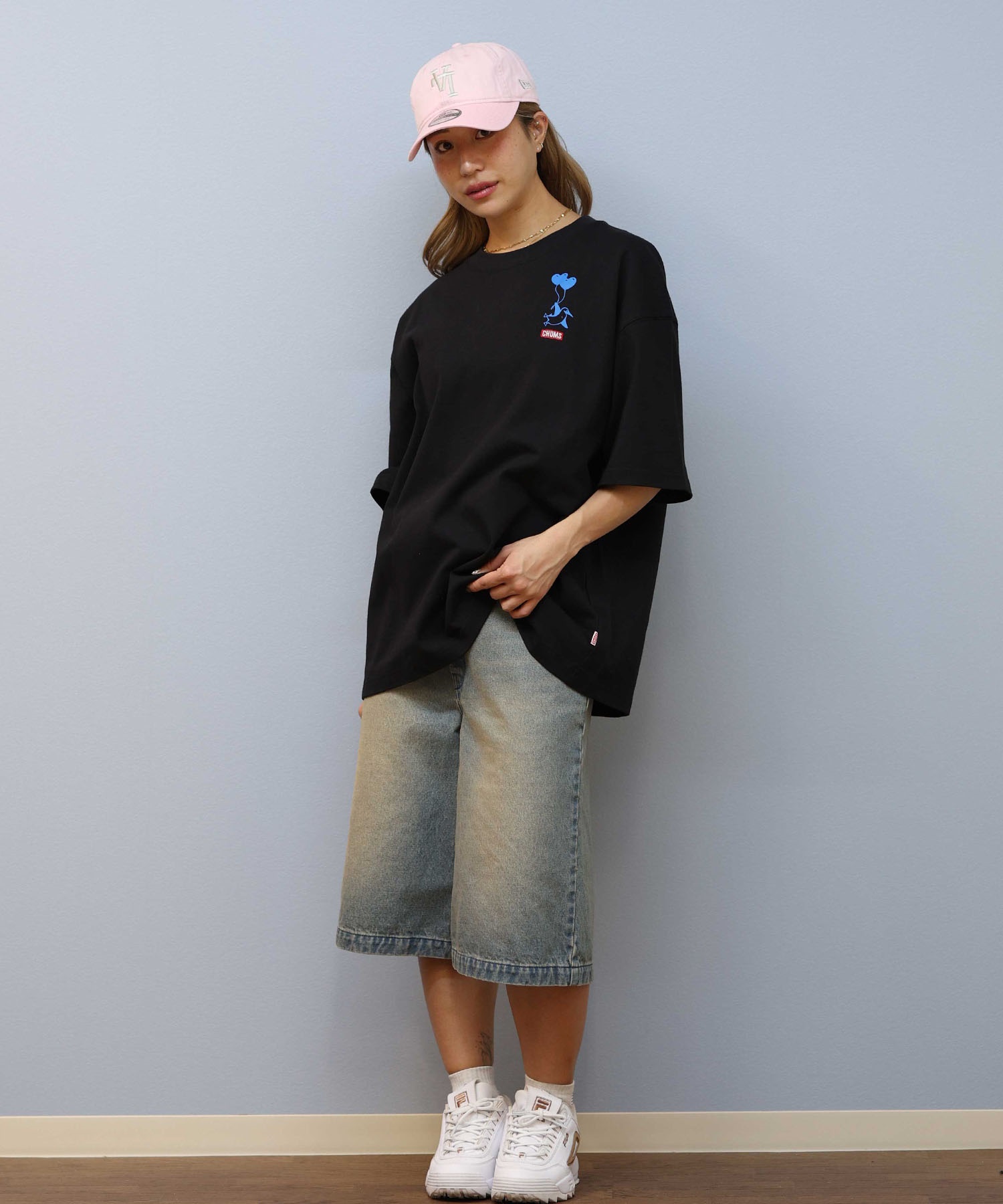 CHUMS チャムス 半袖 Tシャツ レディース バックプリント CH01