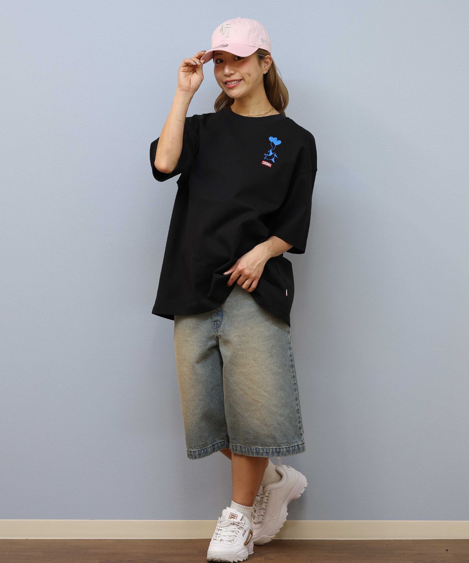 CHUMS チャムス 半袖 Tシャツ レディース バックプリント CH01