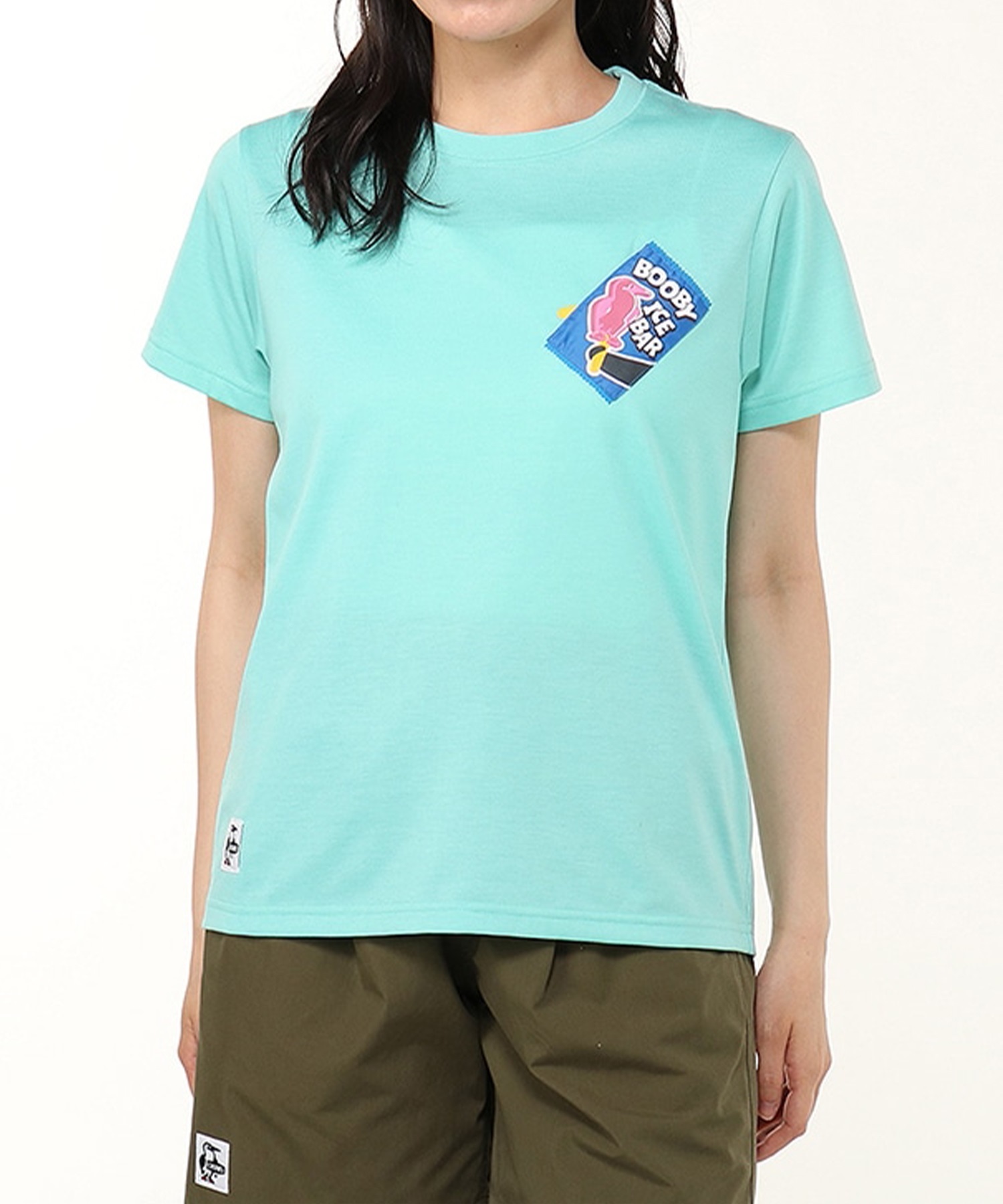 CHUMS チャムス トップス Tシャツ 半袖Tシャツ HWYCTシャツ レディース タイポグラフィ 古着風 CH11-2532 HWYC T-Shirt/HWYCTシャツ(トップス/Tシャツ)(M Oak): トップス