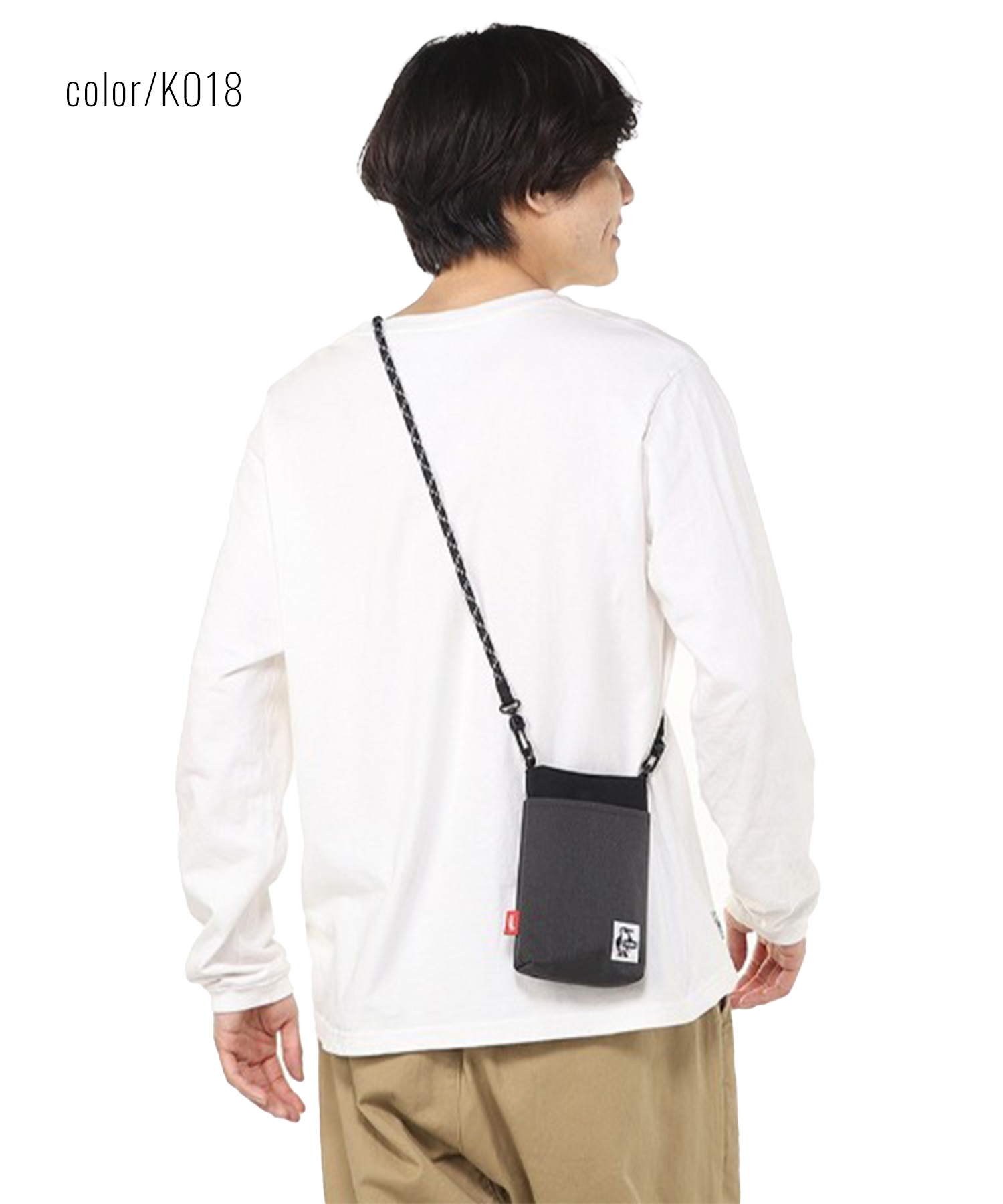 CHUMS チャムス ショルダーバッグ 軽量 ロゴ CHUMS Rope Shoulder Pouch SN  CH60-3815(G019-FREE)