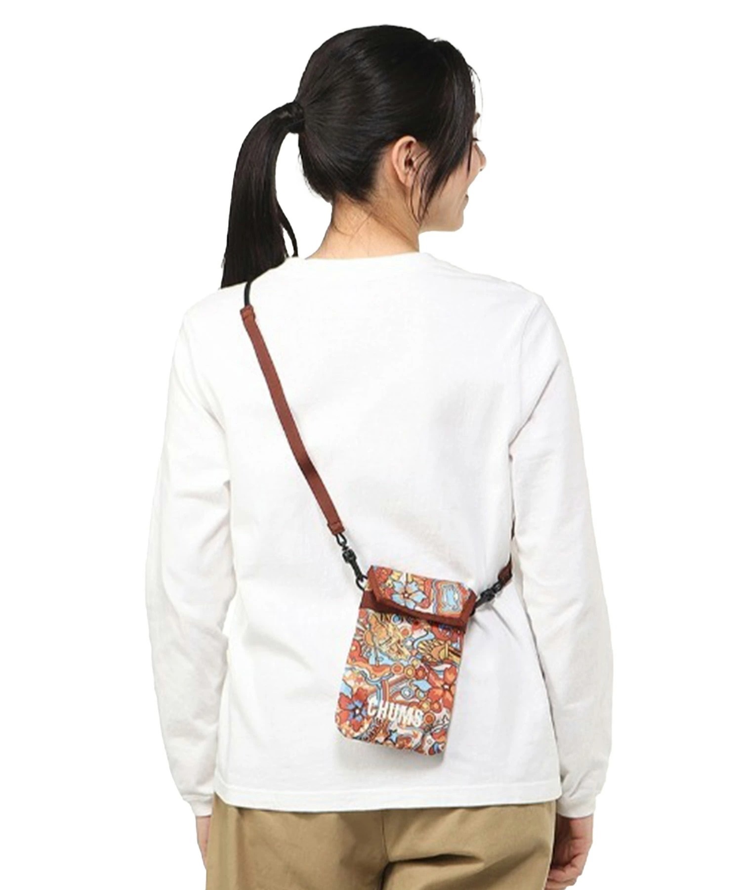 CHUMS チャムス ショルダーバッグ 軽量 ロゴ CHUMS Rc Rope Phone