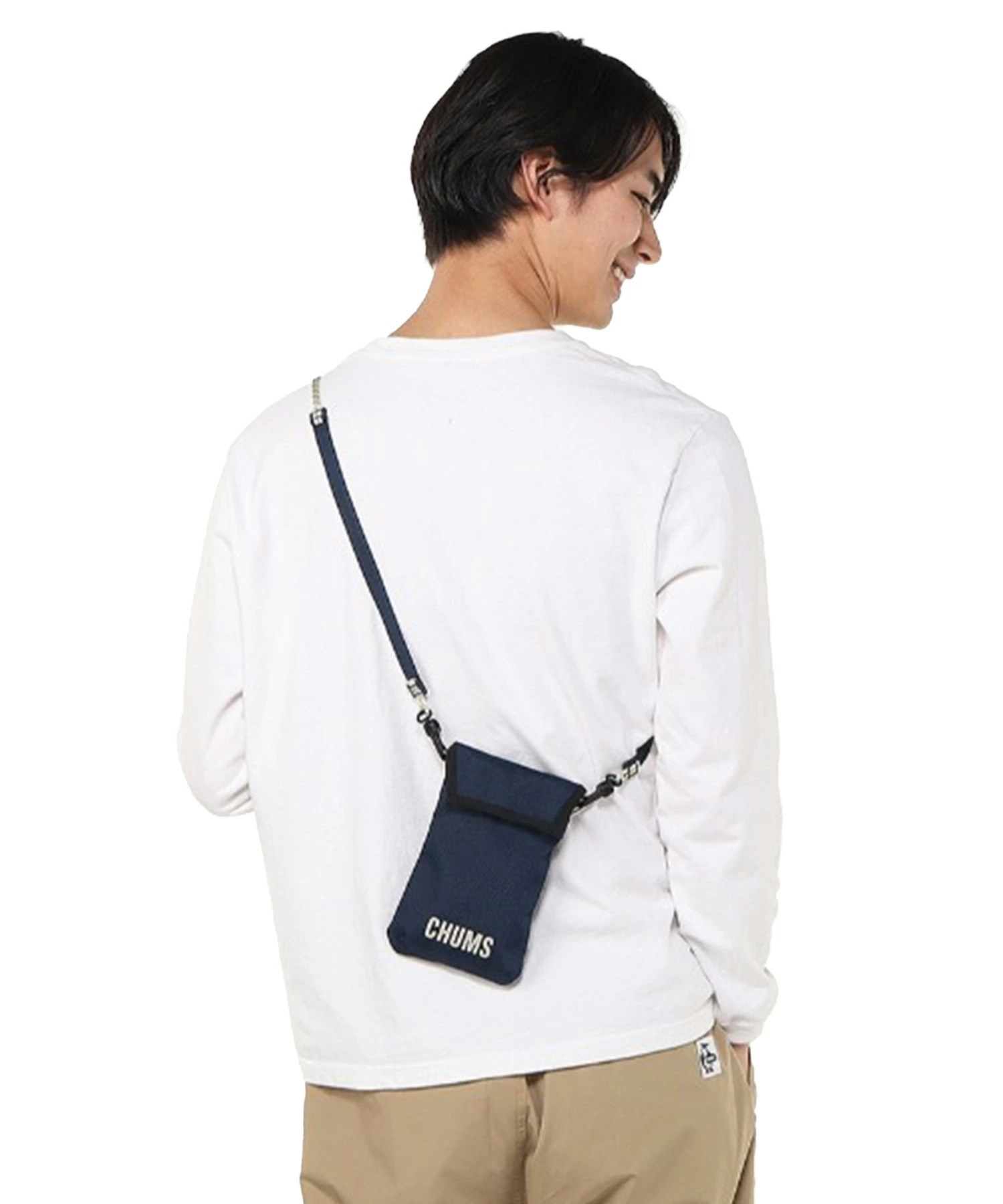 CHUMS チャムス ショルダーバッグ 軽量 ロゴ CHUMS Rc Rope Phone Shoulder Bag CH60-3921 5