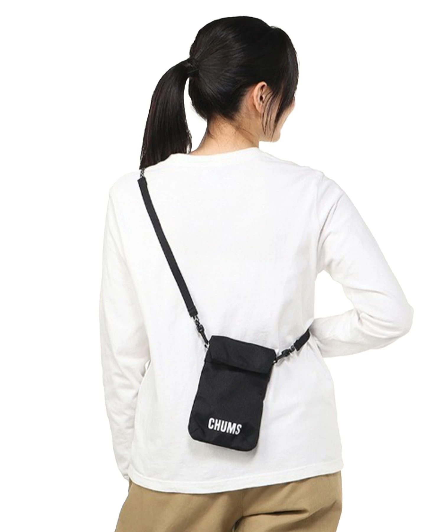 CHUMS チャムス ショルダーバッグ 軽量 ロゴ CHUMS Rc Rope Phone Shoulder Bag CH60-3921 6