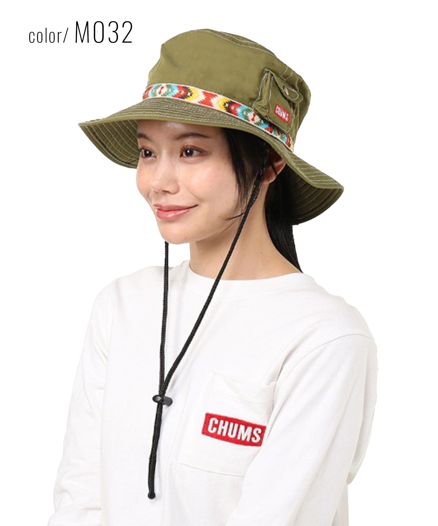 CHUMS チャムス ハット フリーサイズ アウトドア バケハ バケットハット CHUMS FES HAT CH05-1432 2