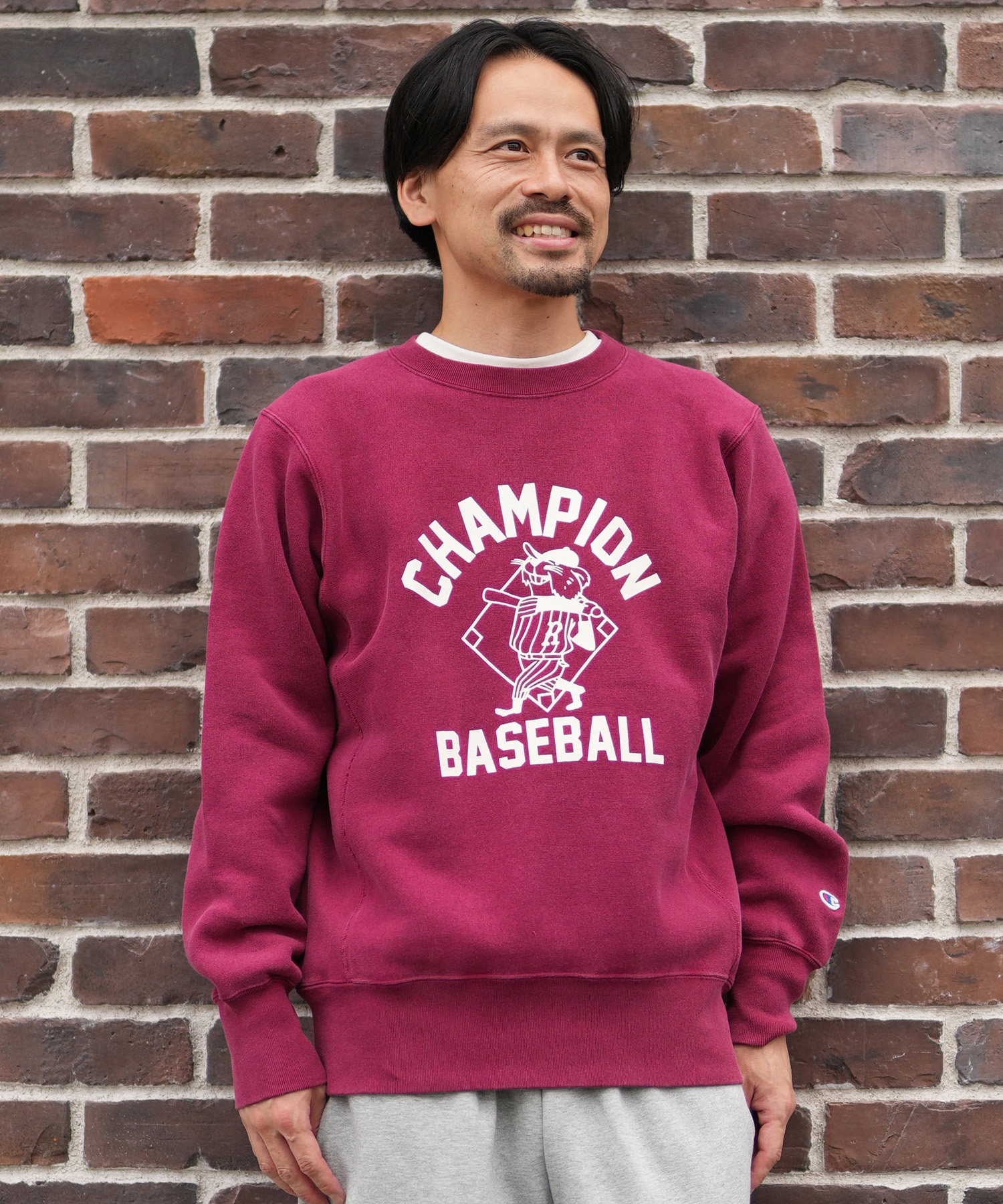 CHAMPION チャンピオン トレーナー スウェット メンズ クルーネック 裏