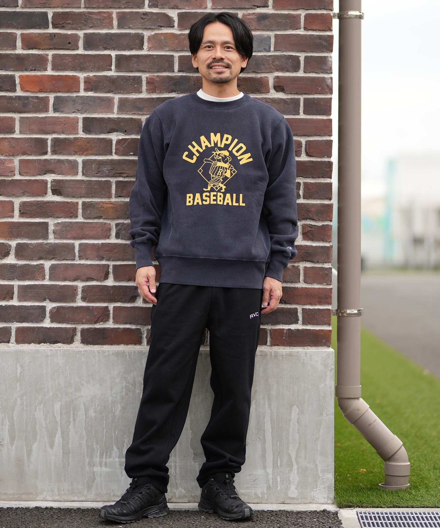 CHAMPION チャンピオン トレーナー スウェット メンズ クルーネック 裏