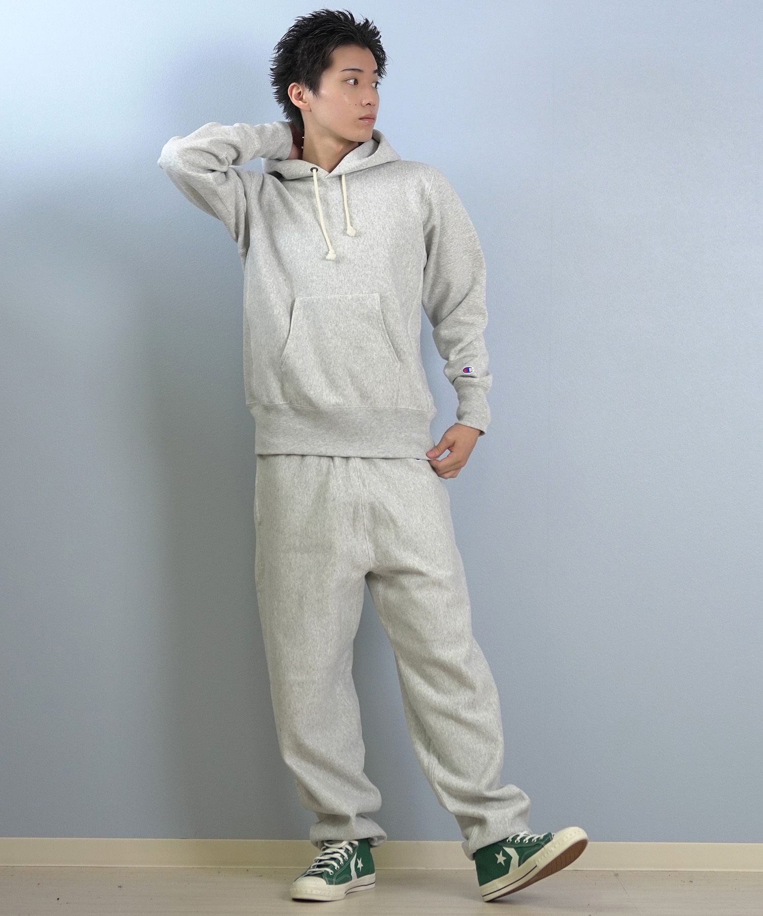 CHAMPION チャンピオン ロングパンツ メンズ スウェット 無地 ロゴ