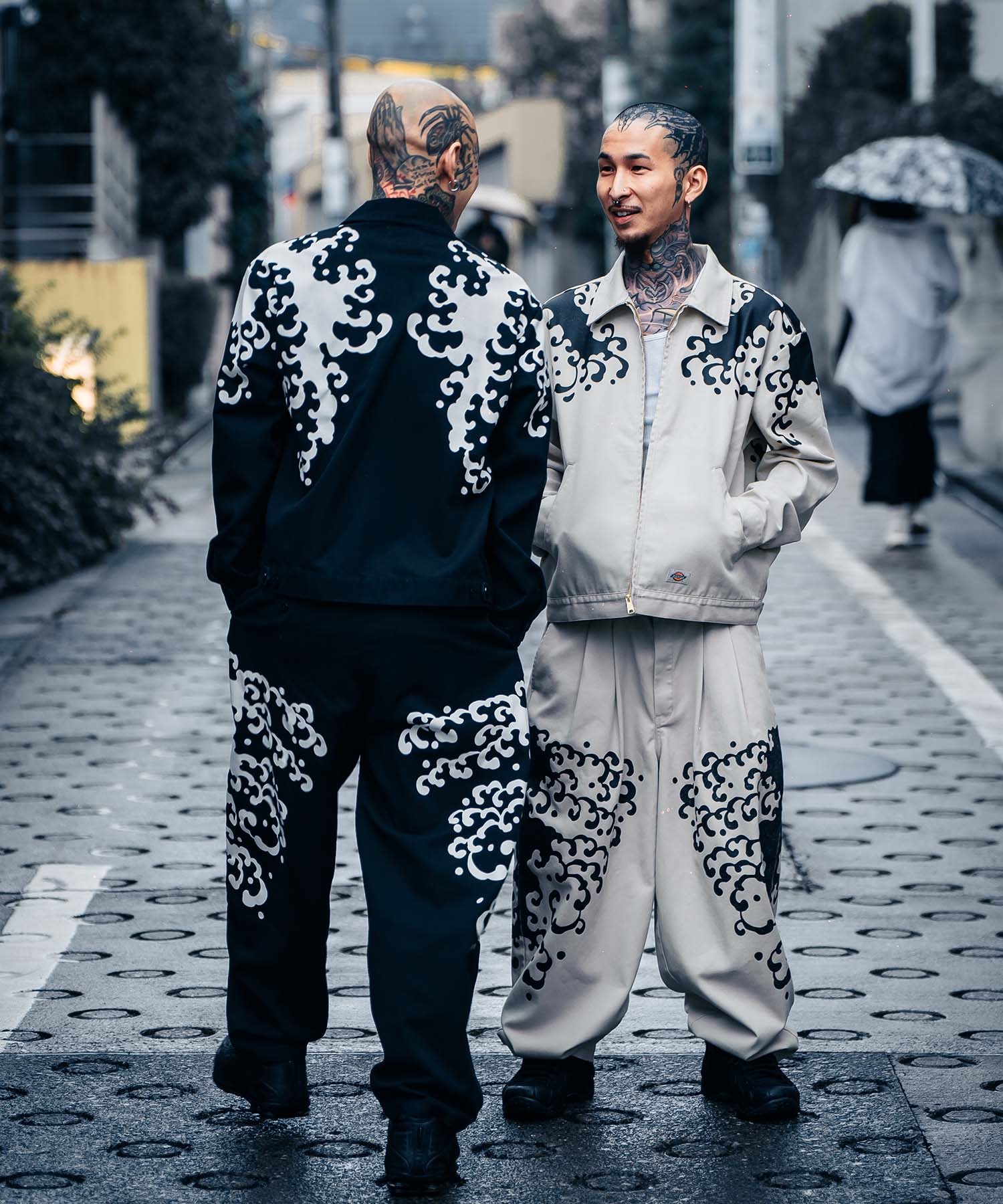 Dickies ディッキーズ ジャケット メンズ INSCRIBE TATTOO コラボモデル MS X INS WAVE PRINT JK 81560300(0003-M)