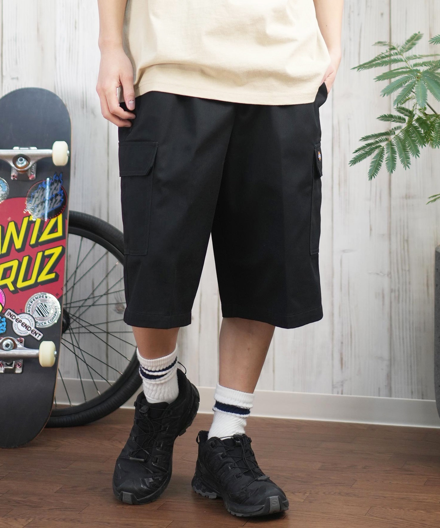 Dickies ディッキーズ ショートパンツ メンズ ワイド カーゴ ショーツ 81120900 ムラサキスポーツ限定(0080-M)