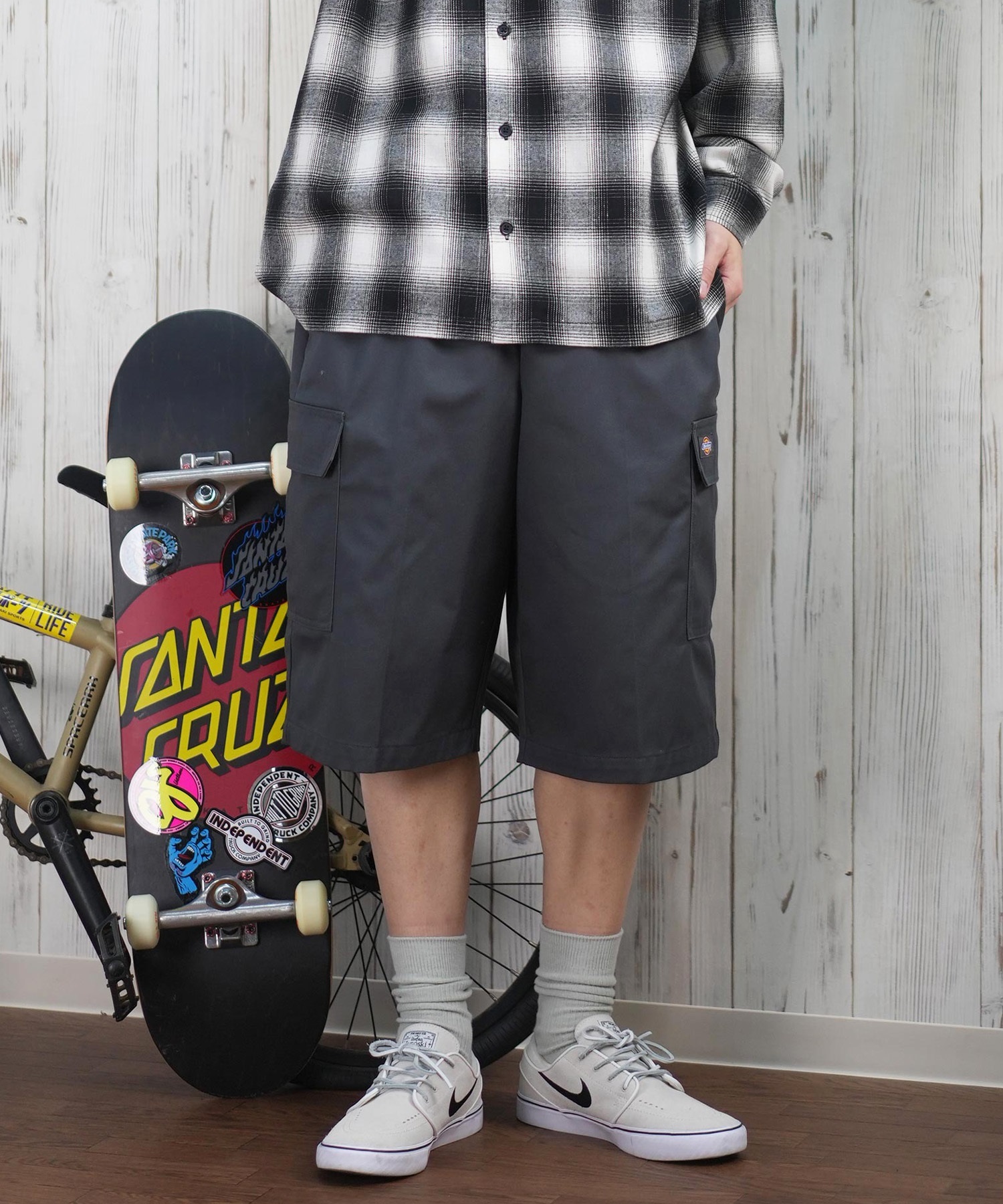 Dickies ディッキーズ ショートパンツ メンズ ワイド カーゴ ショーツ 81120900 ムラサキスポーツ限定(0080-M)
