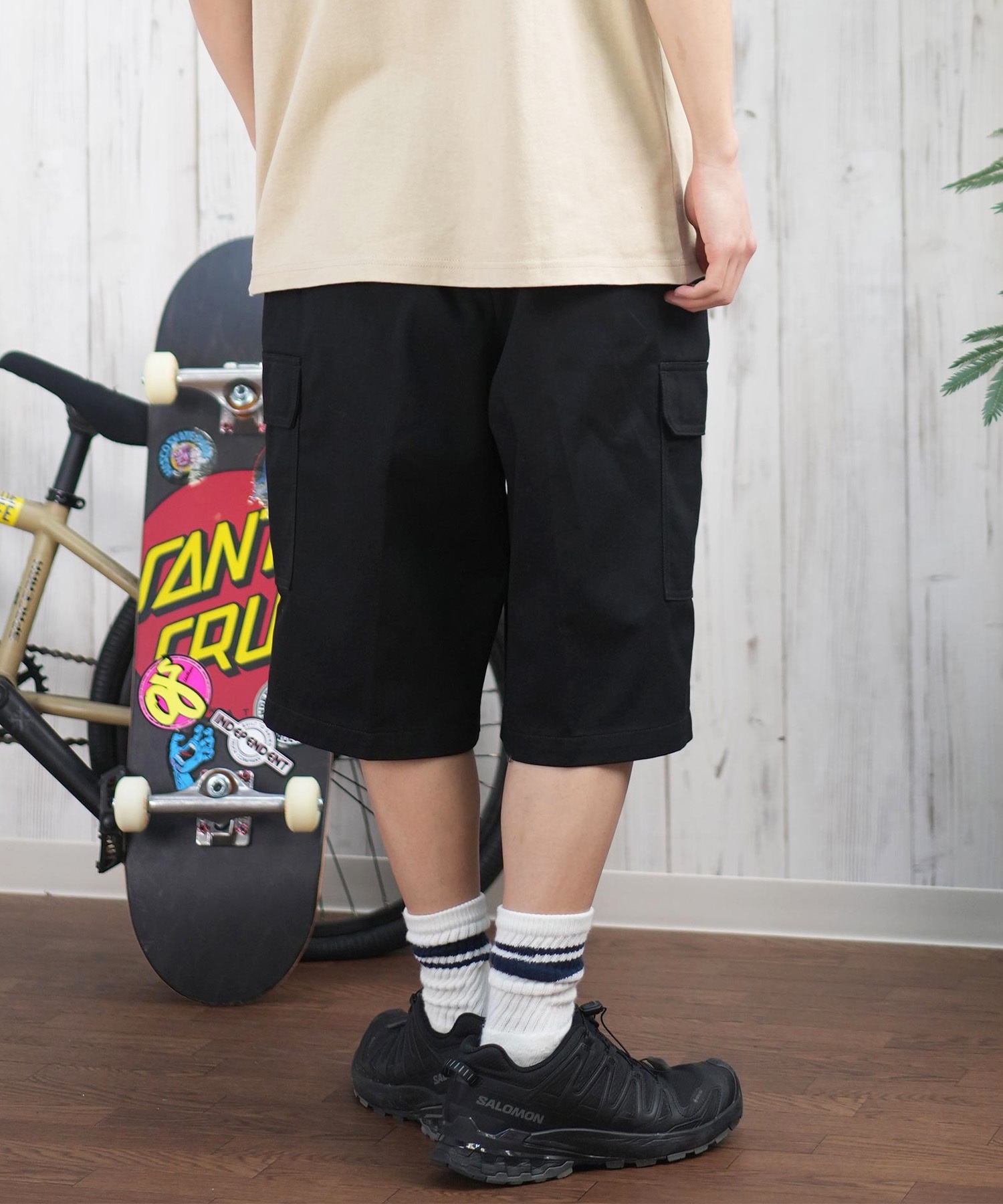 Dickies ディッキーズ ショートパンツ メンズ ワイド カーゴ ショーツ 81120900 ムラサキスポーツ限定(0080-M)