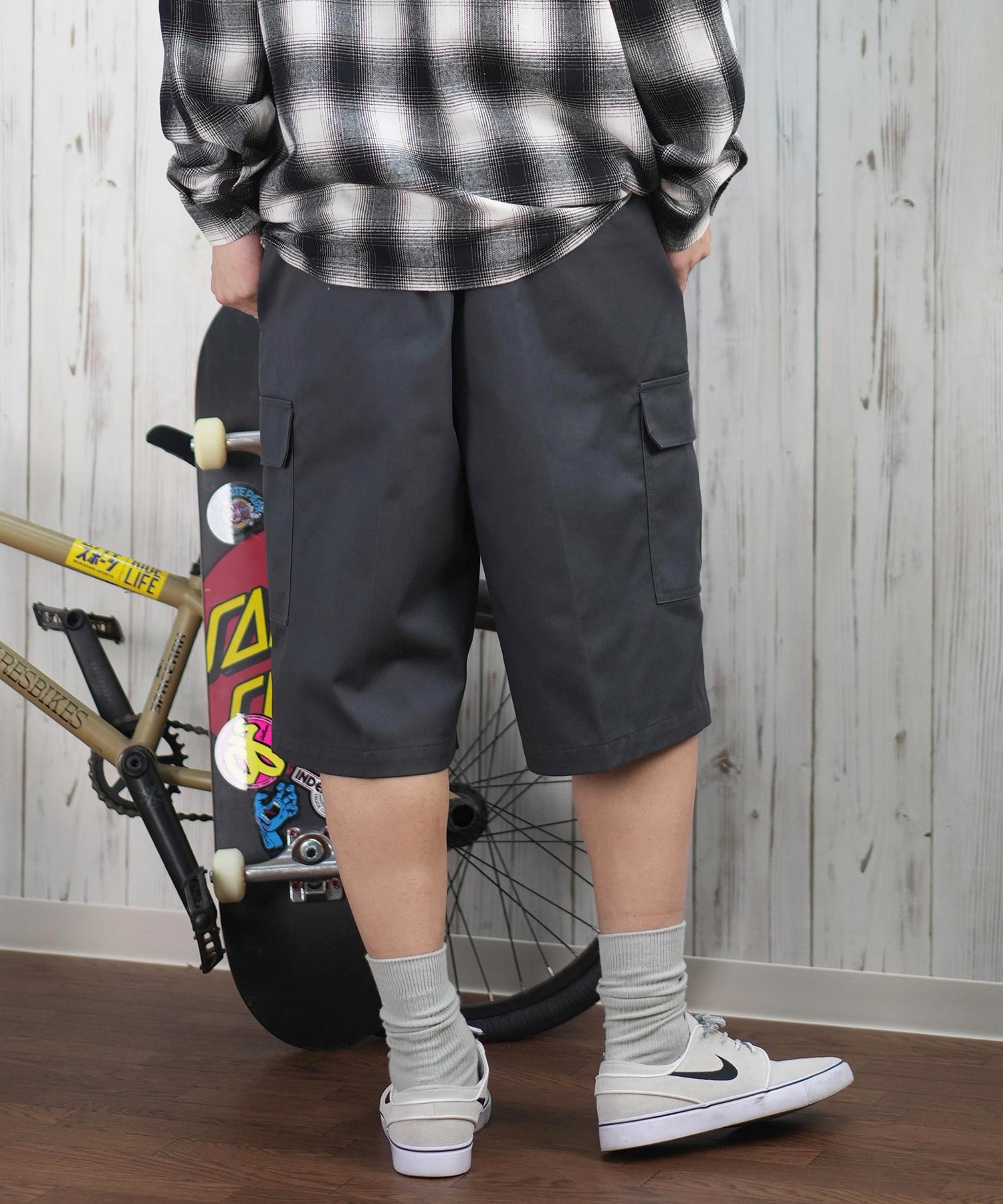 Dickies ディッキーズ ショートパンツ メンズ ワイド カーゴ ショーツ 81120900 ムラサキスポーツ限定(0080-M)