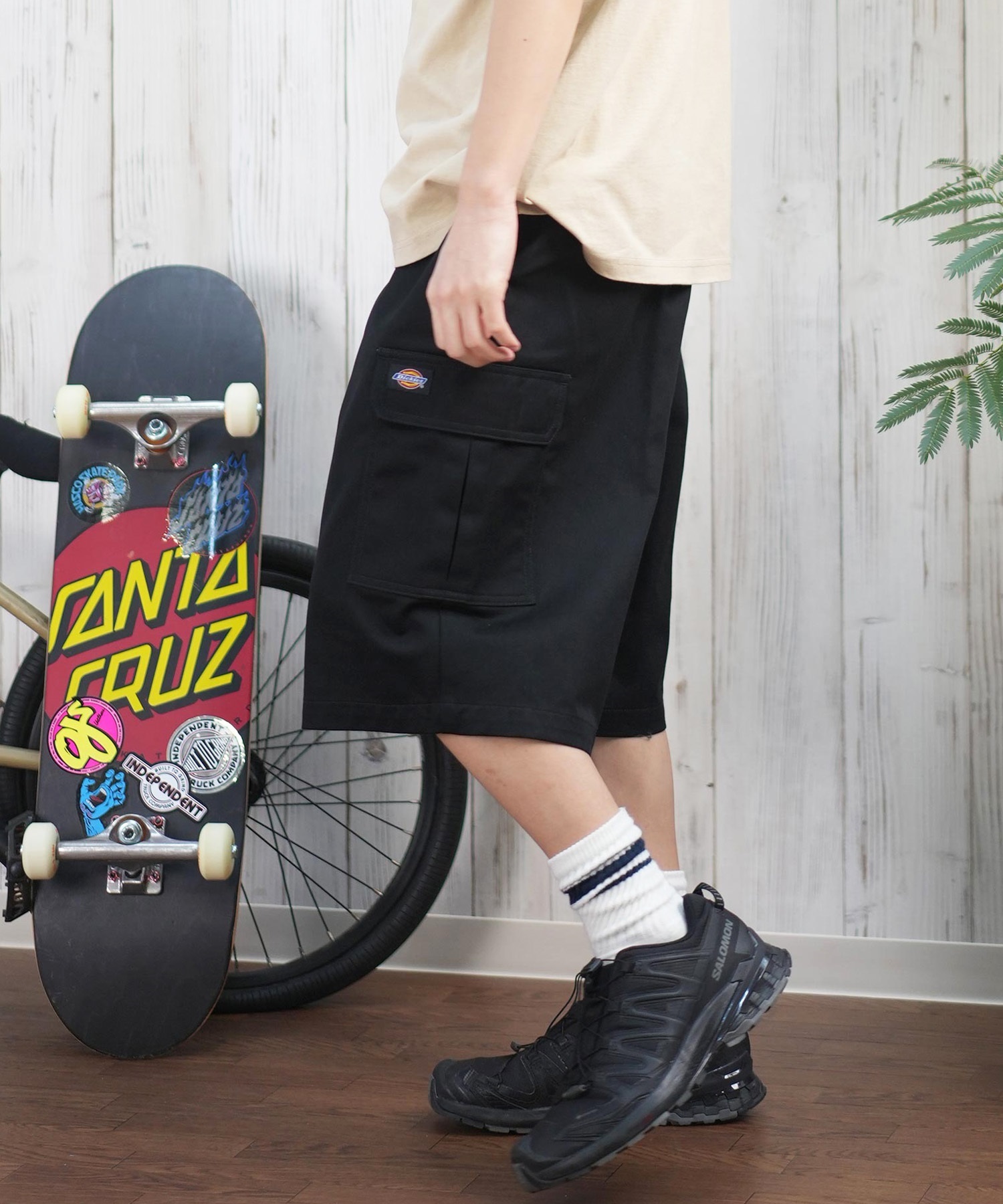 Dickies ディッキーズ ショートパンツ メンズ ワイド カーゴ ショーツ 81120900 ムラサキスポーツ限定(0080-M)