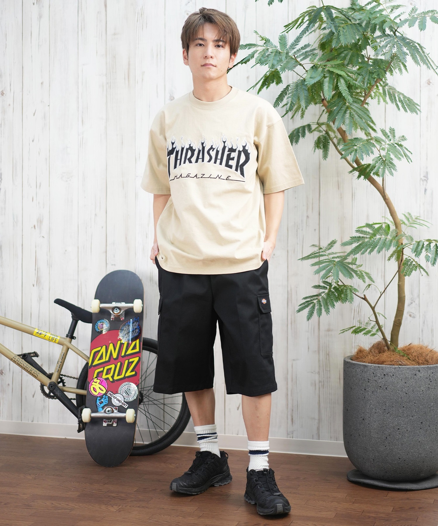 Dickies ディッキーズ ショートパンツ メンズ ワイド カーゴ ショーツ 81120900 ムラサキスポーツ限定(0080-M)