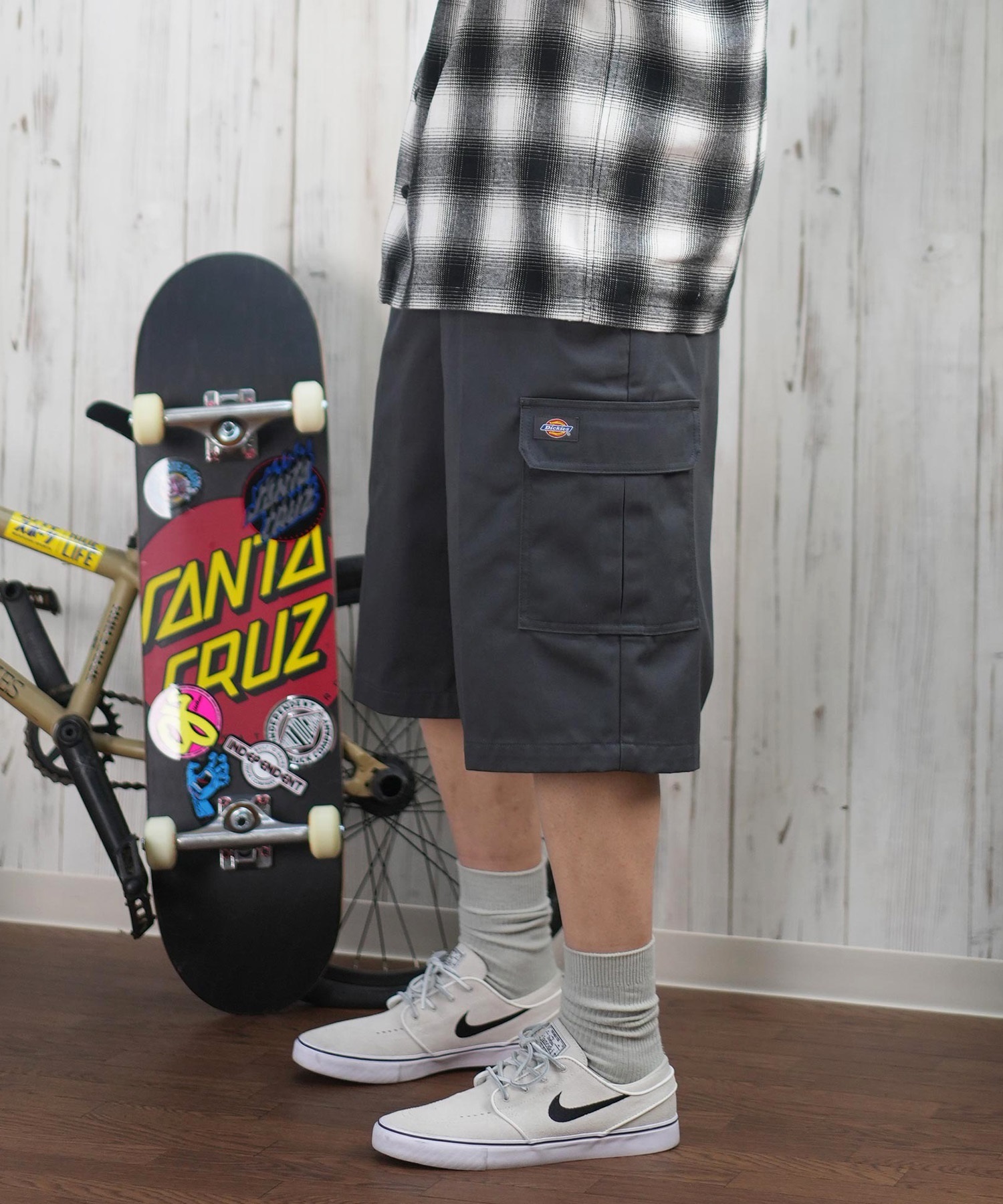 Dickies ディッキーズ ショートパンツ メンズ ワイド カーゴ ショーツ 81120900 ムラサキスポーツ限定(0080-M)