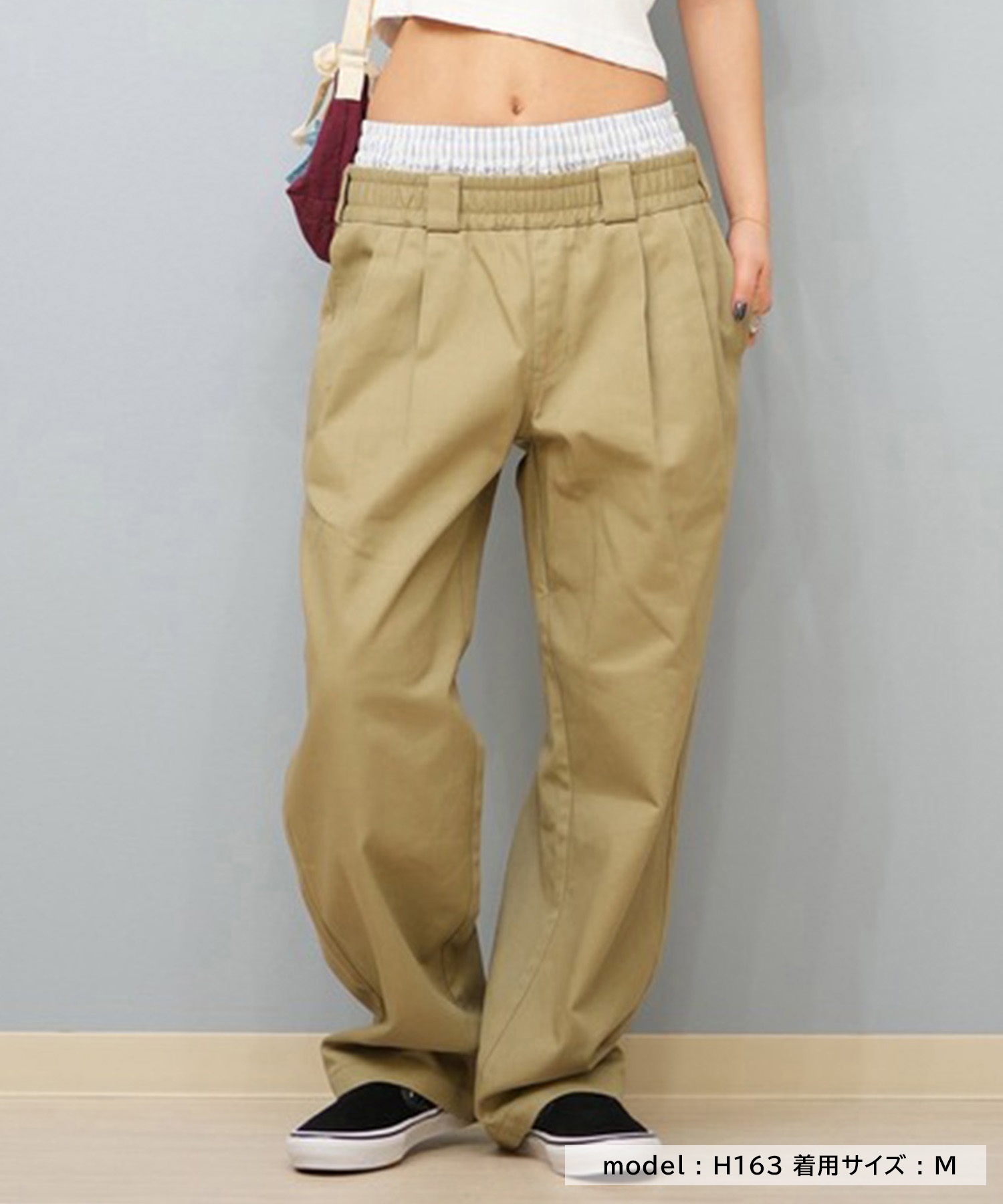 Dickies/ディッキーズ レディース ウエストタグレイヤードチノパンツ 81120500(80-M)