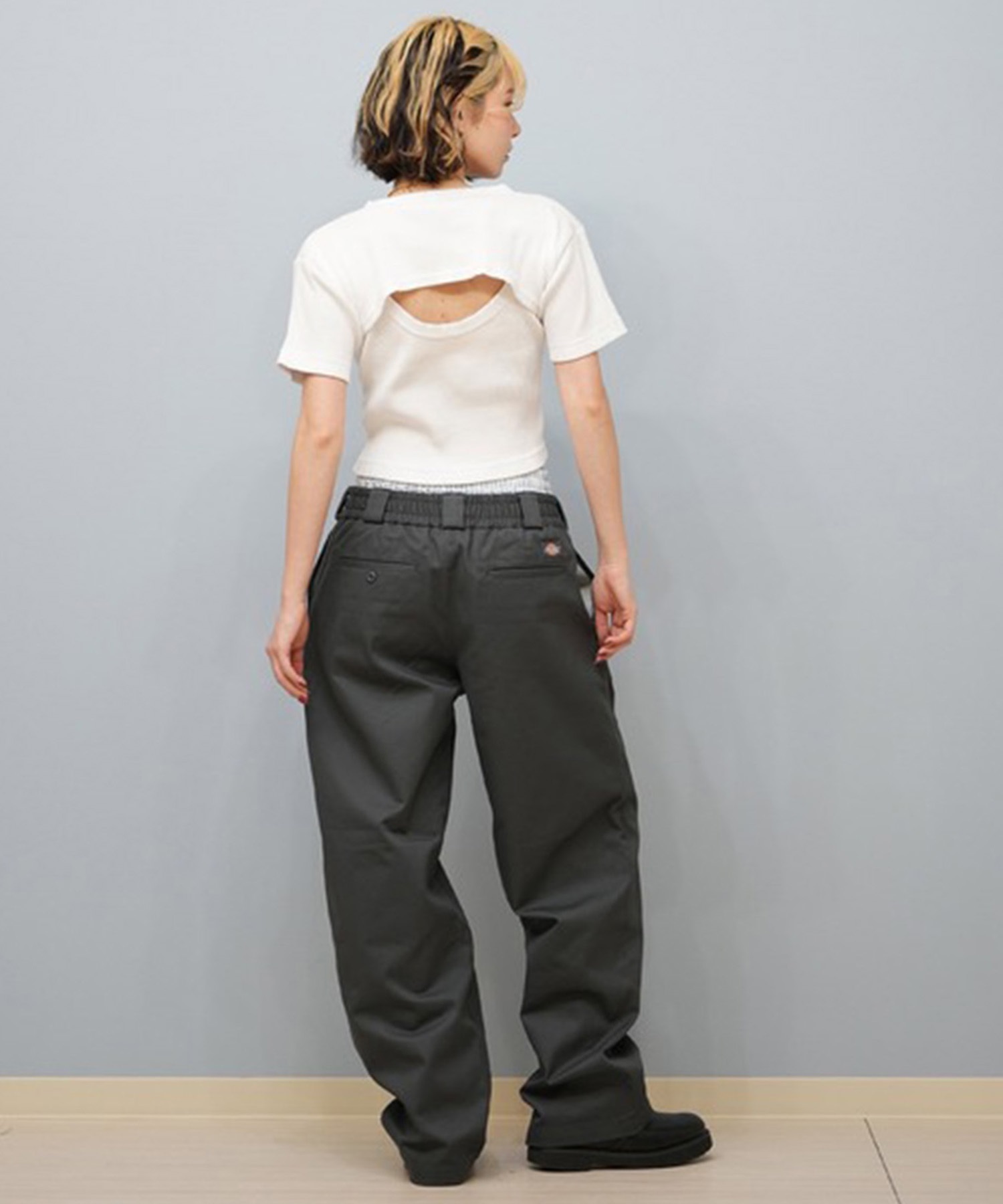 Dickies/ディッキーズ レディース ウエストタグレイヤードチノパンツ 81120500(80-M)