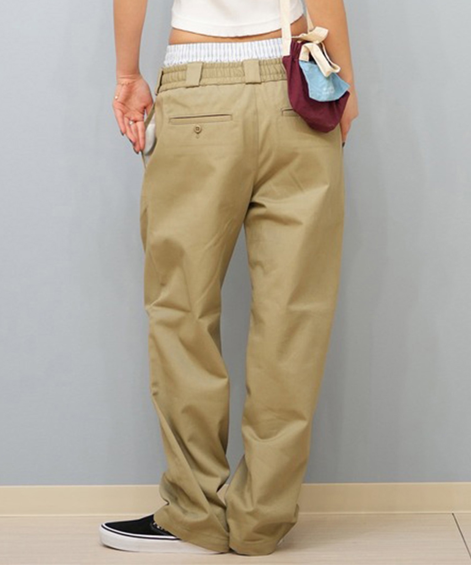 Dickies/ディッキーズ レディース ウエストタグレイヤードチノパンツ 81120500(80-M)