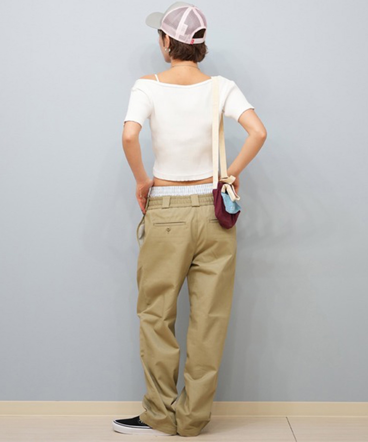 Dickies/ディッキーズ レディース ウエストタグレイヤードチノパンツ 81120500(80-M)