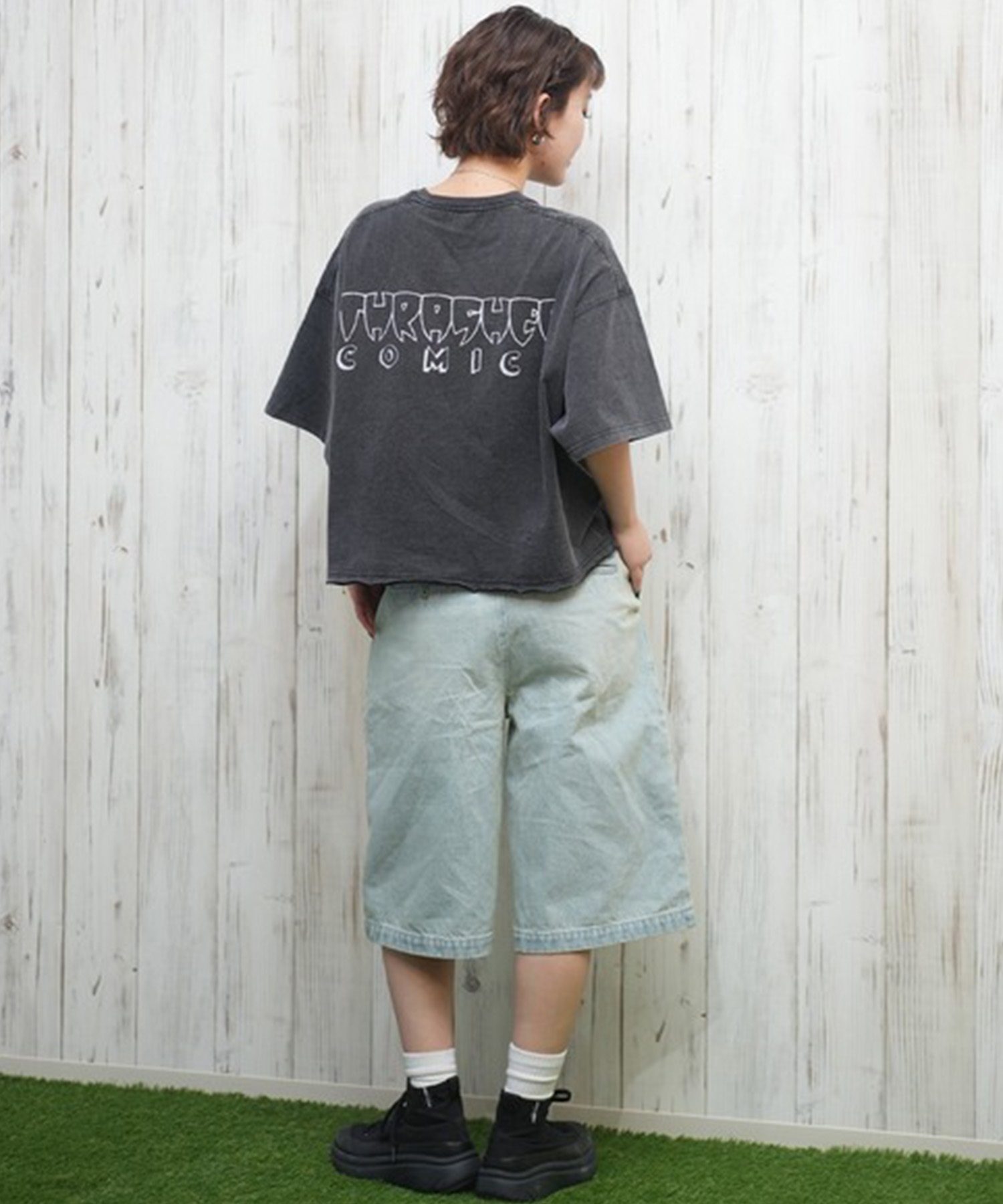 Dickies/ディッキーズ レディース デニムハーフパンツ 81120600(40-M)