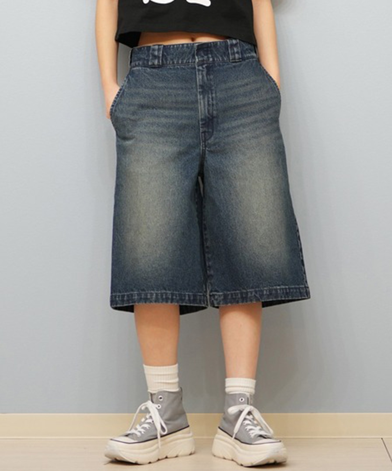 Dickies/ディッキーズ レディース デニムハーフパンツ 81120600(40-M)